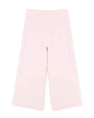Light pink sweatpants shown flat against a plain white background.