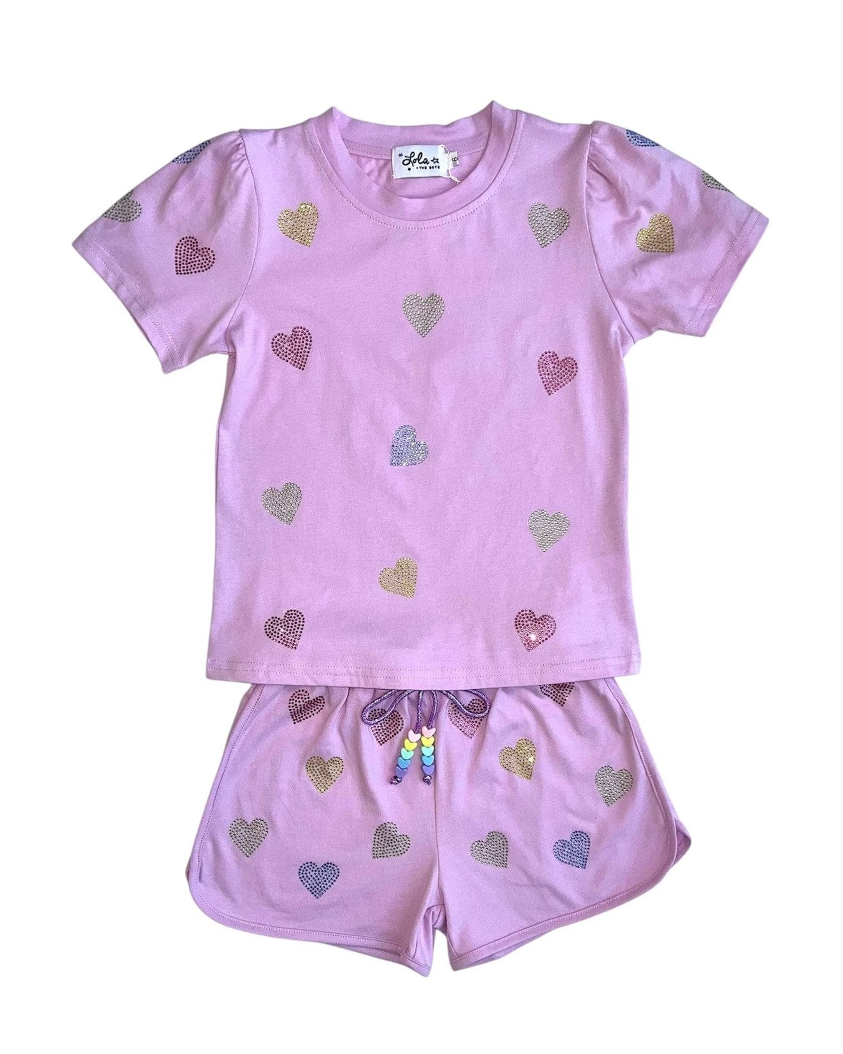 Short Set - Crystal Hearts