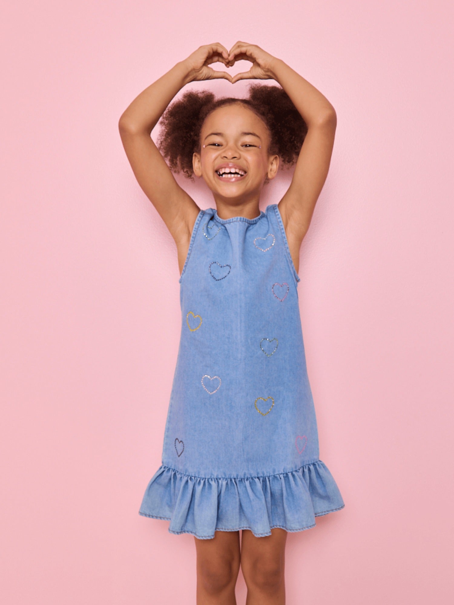 Dress - Crystal Rainbow Heart