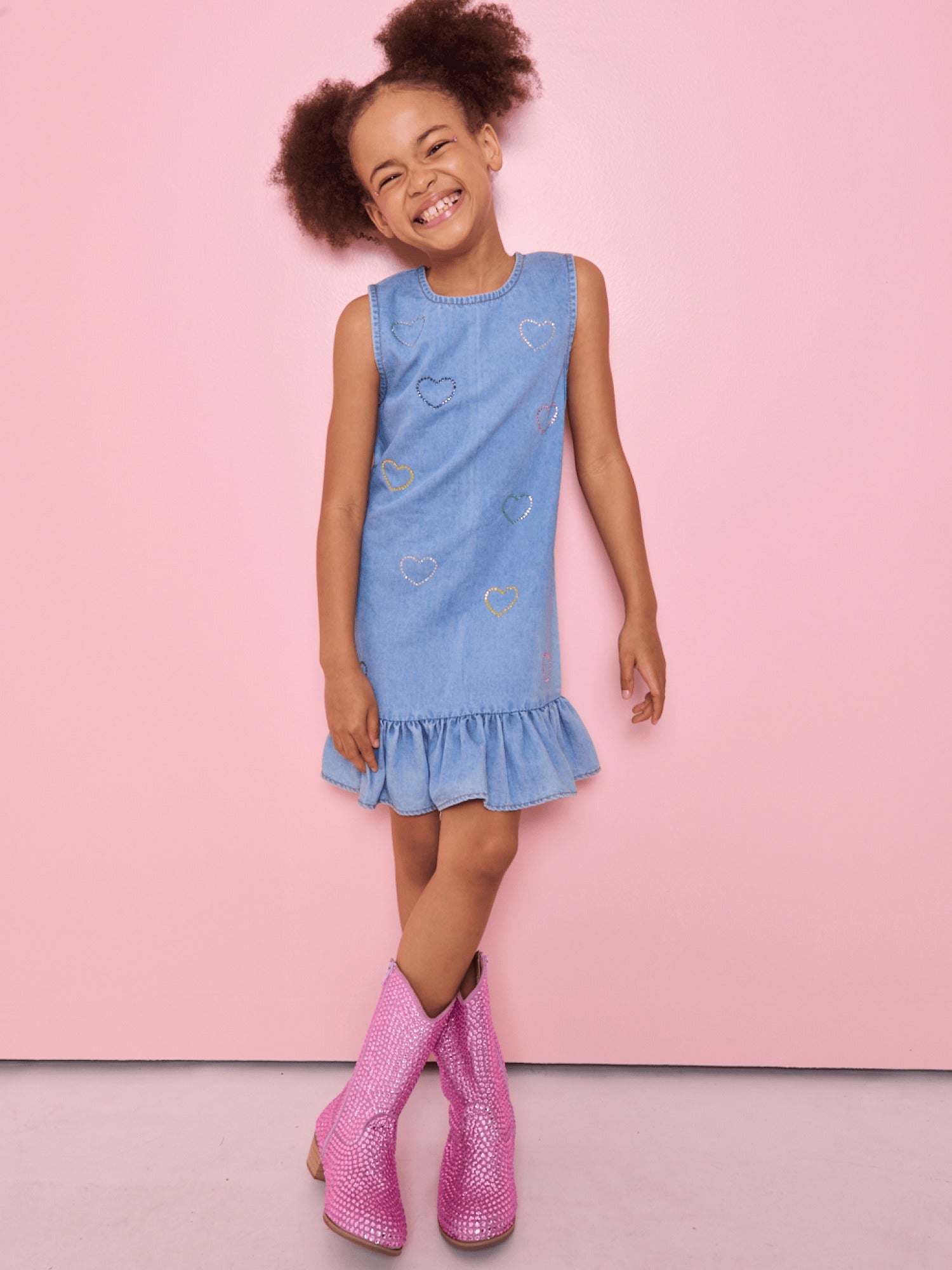 Dress - Crystal Rainbow Heart