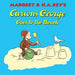 Book cover of 'Curious George Goes to the Beach' with a child playing on the beach.