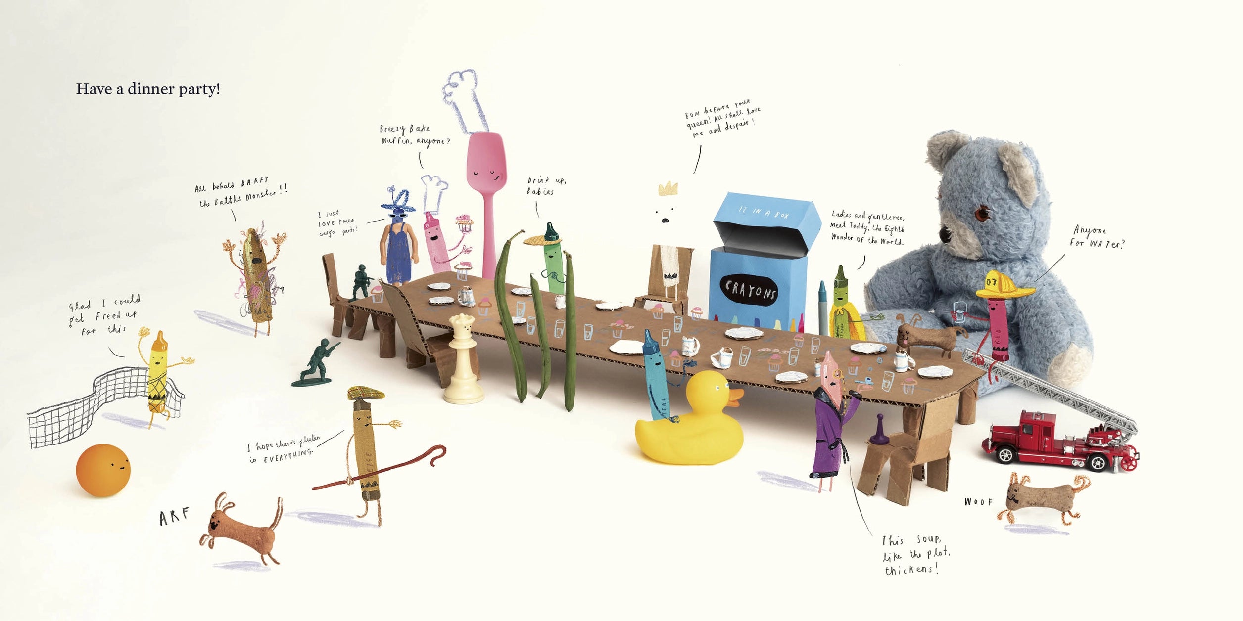 Book - Day Crayons Friends