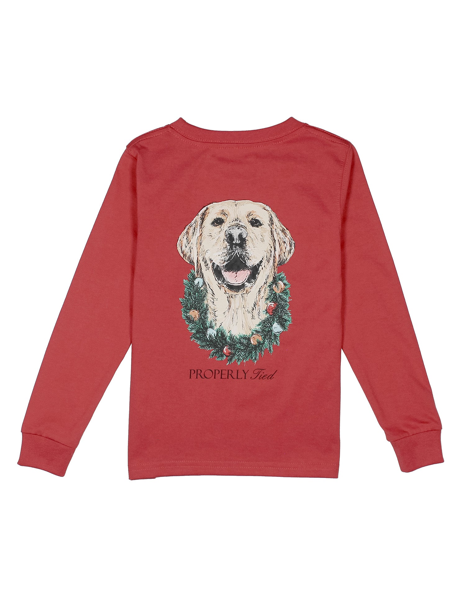 LS Tee - Deck The Paws