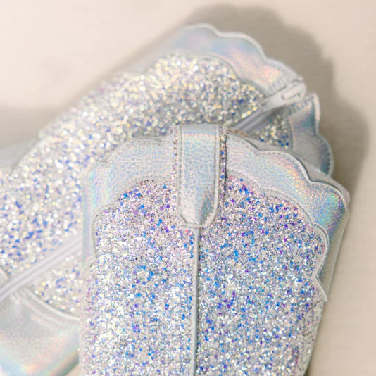 Shiny, glittery object with a reflective surface