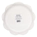 White paper plate with 'My Mind's Eye' branding on a white background