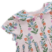 Children's dress with floral pattern on a white background