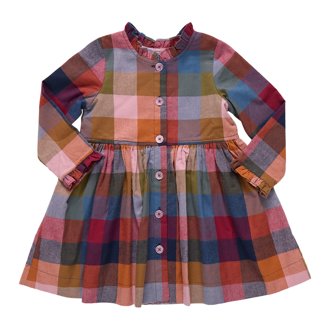 Autumn Dress - Harvest Check