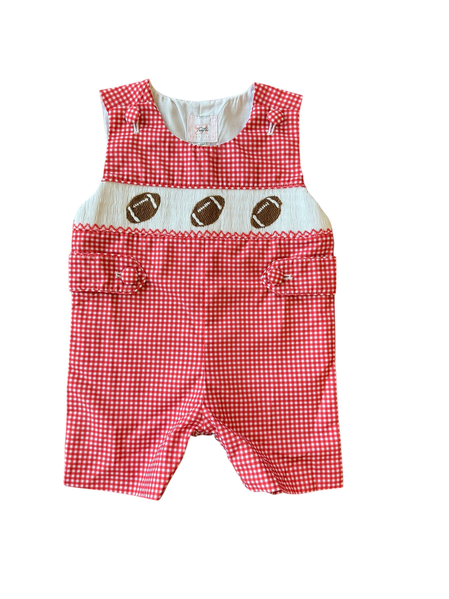 Henry Jon Jon - Red Gingham Football