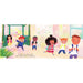 Illustration of children walking down a hallway