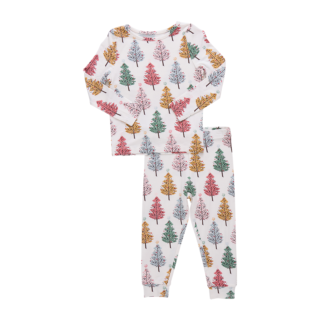 Loungewear Set - Multi Christmas Tree