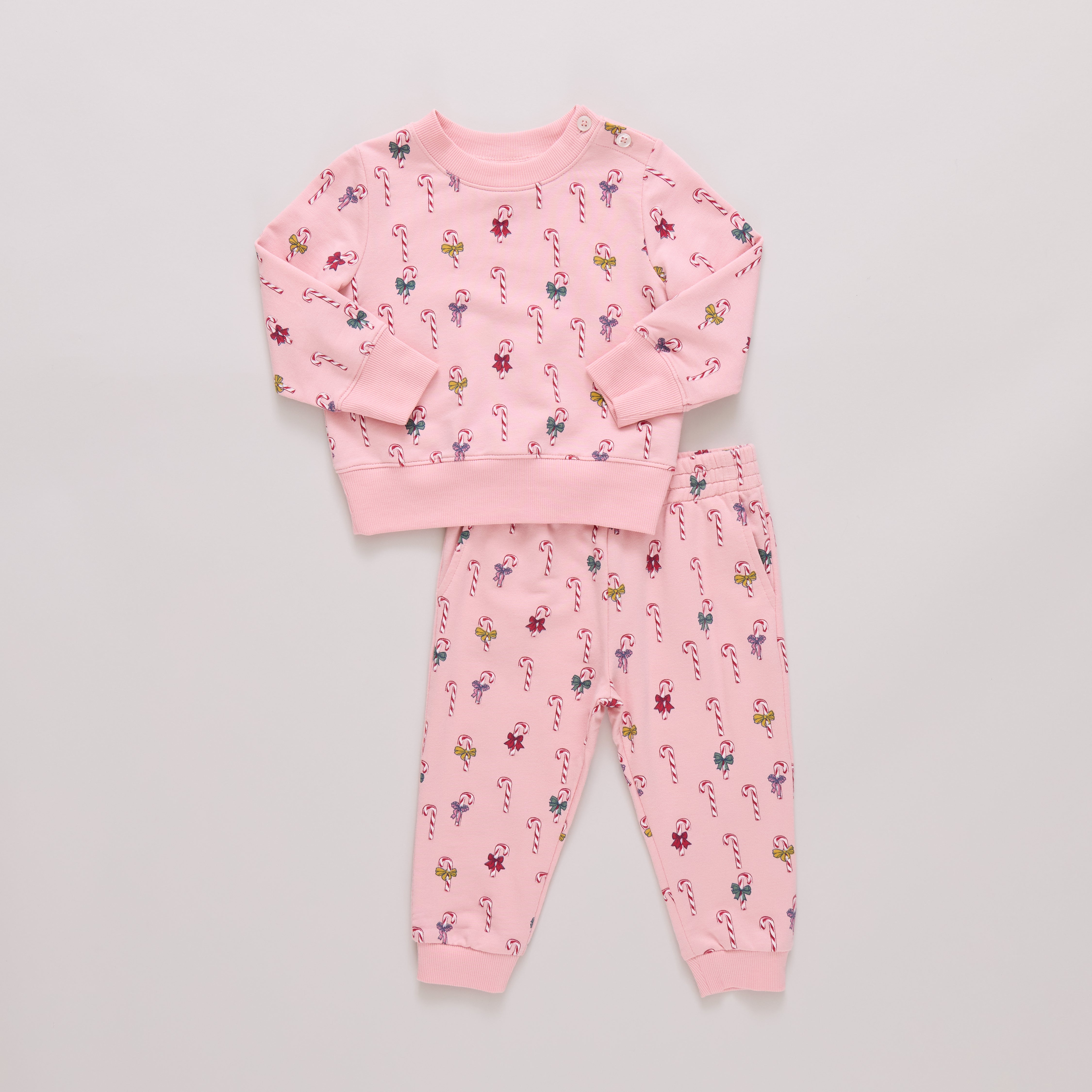 Jax Jogger Set - Mini Candy Cane