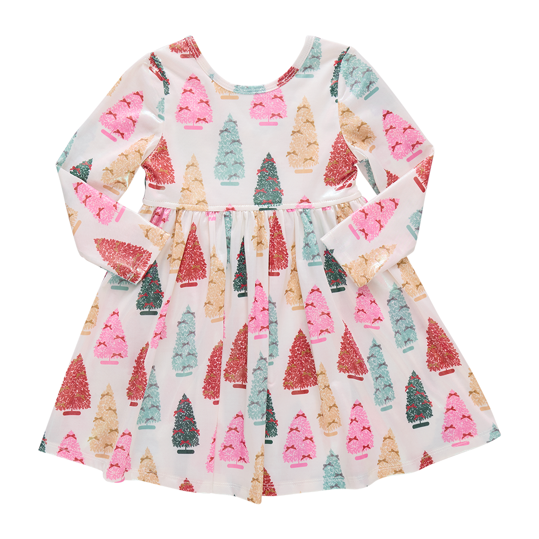 Steph Dress - Bottle Brush Trees