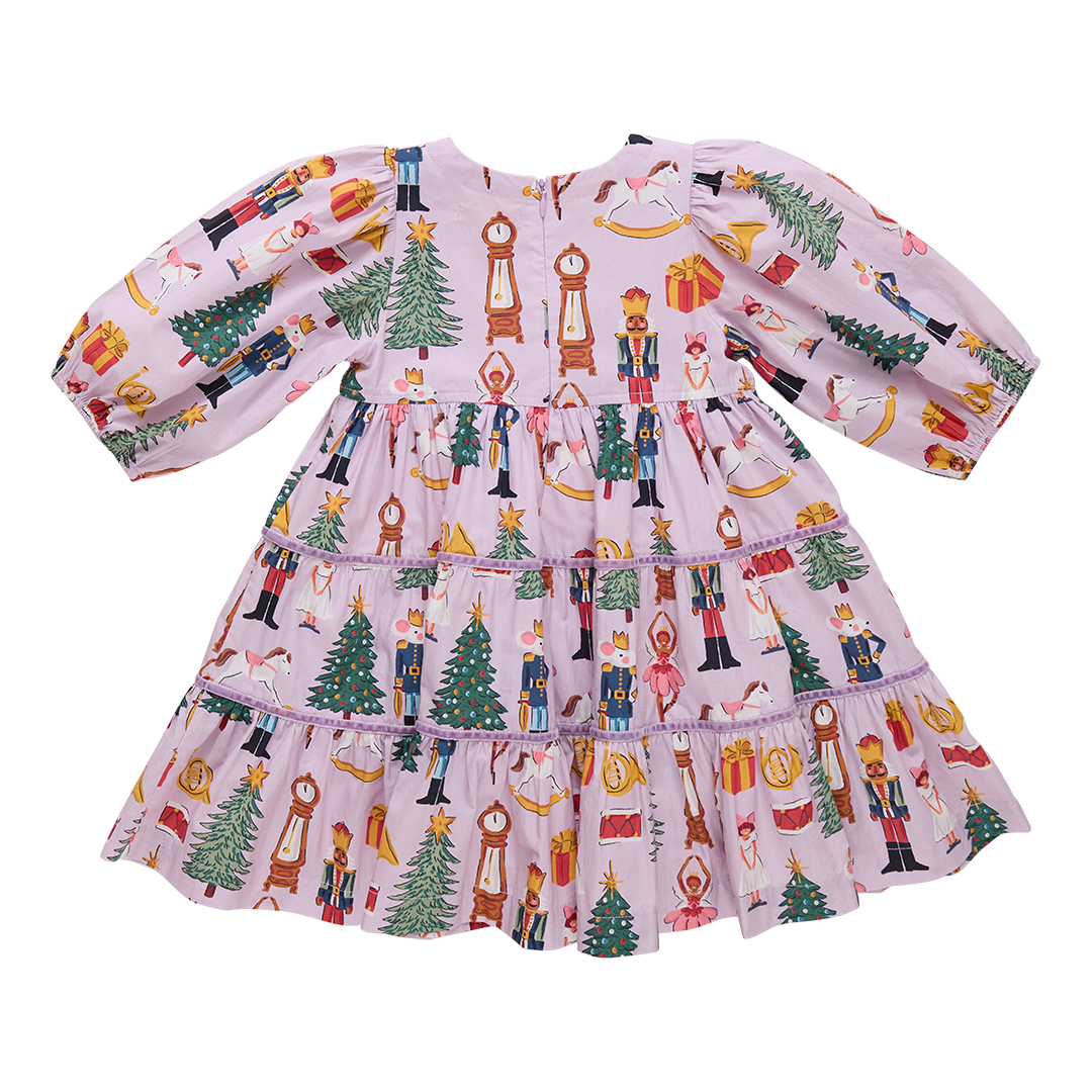Peachy Dress - Lavender Nutcracker