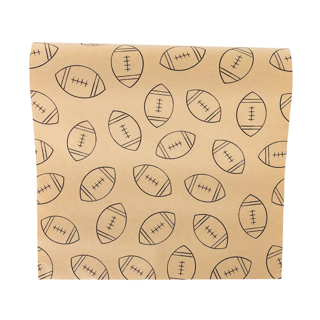 Football Kraft Table Runner