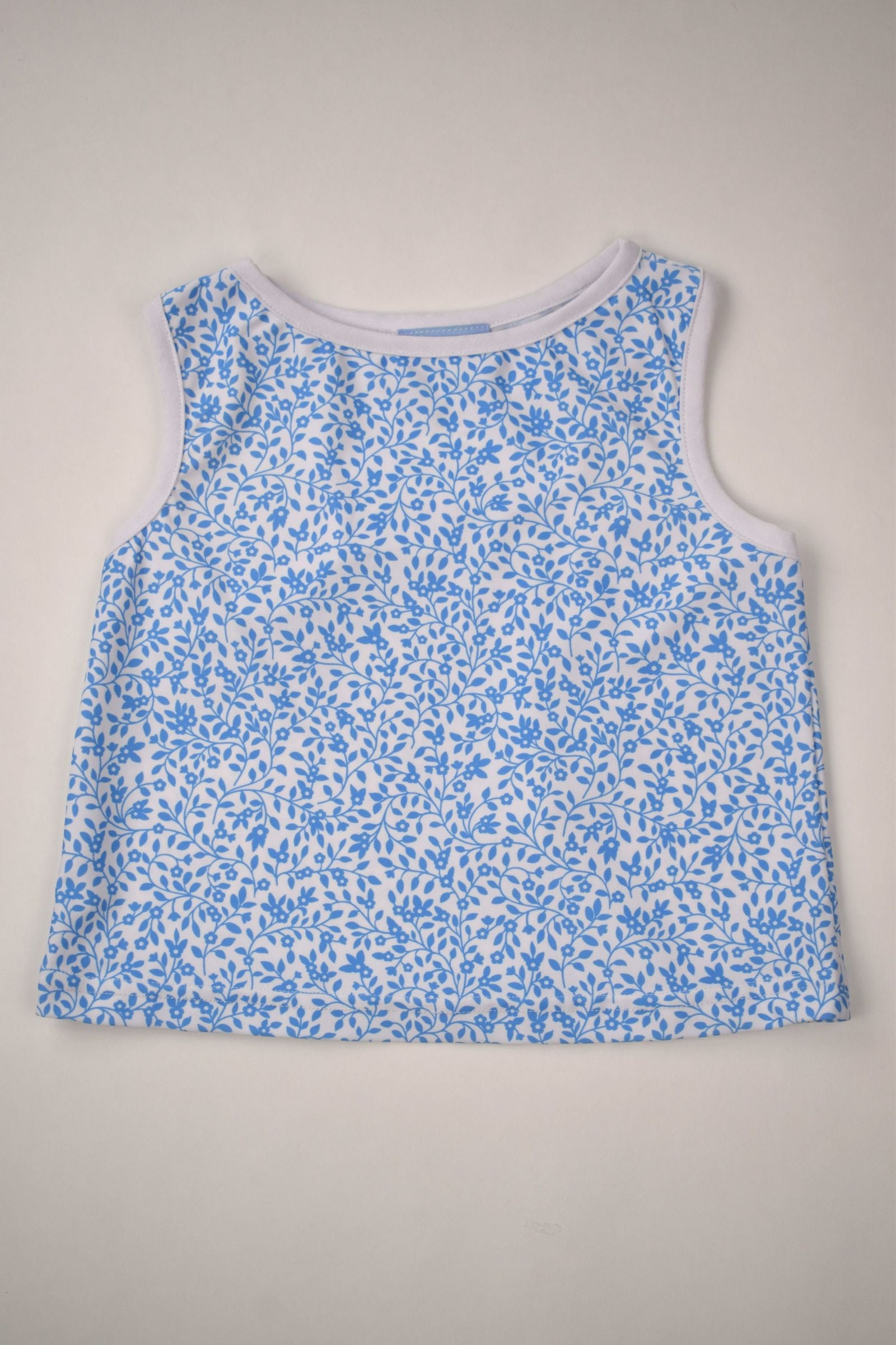 Tank Top - Blue Floral