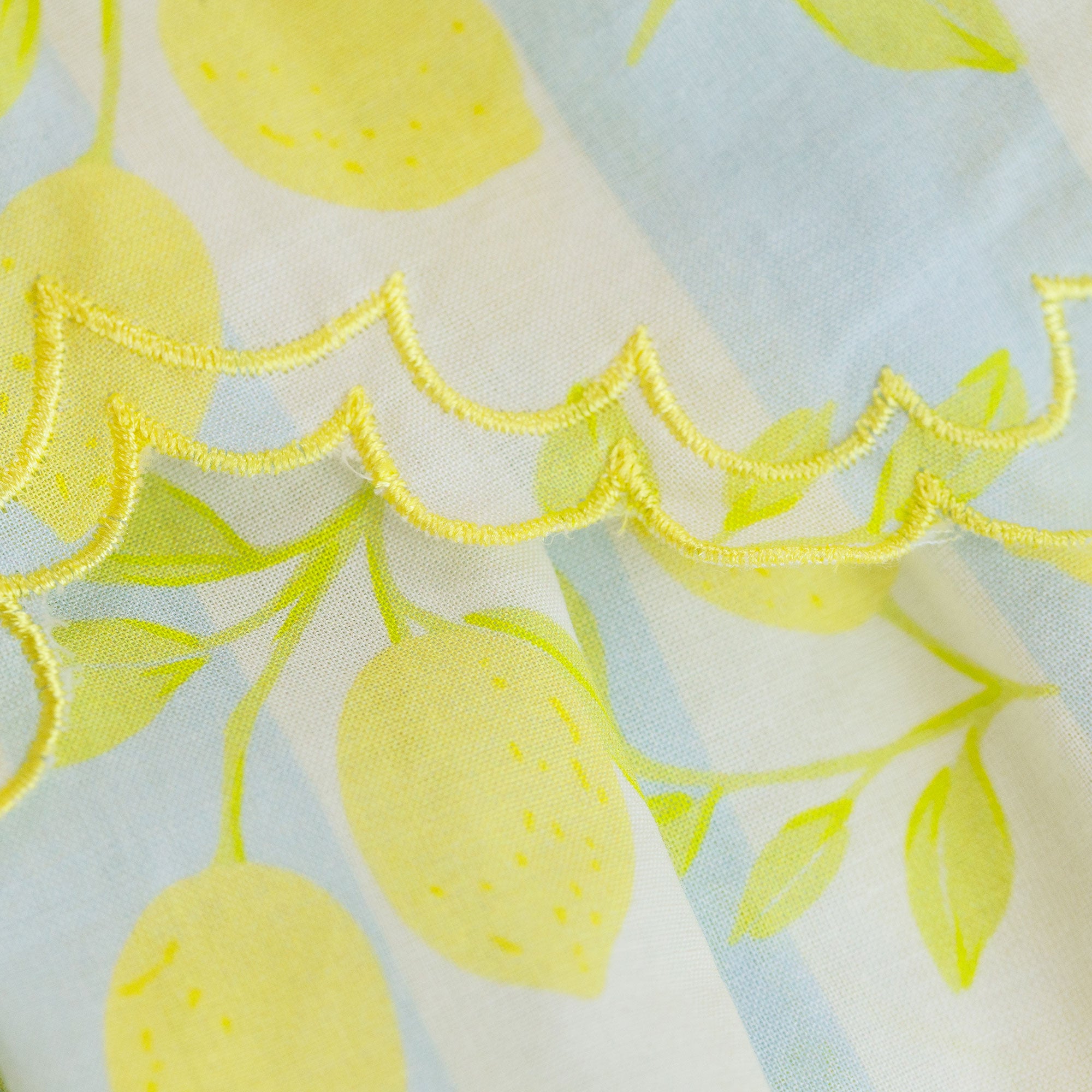 Finley Dress - Lemons Blue