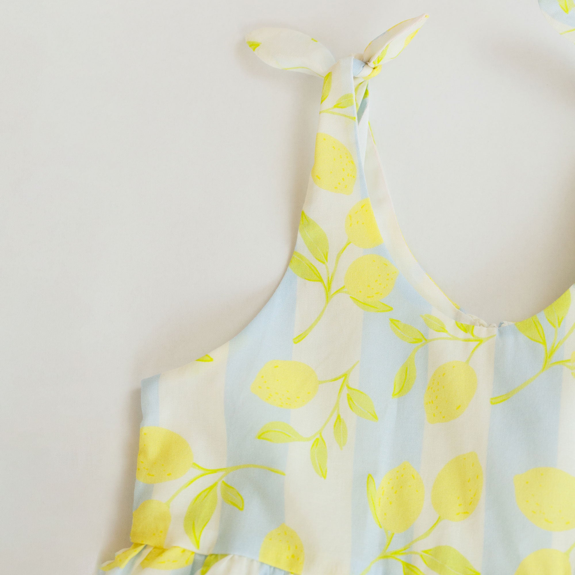 Finley Dress - Lemons Blue