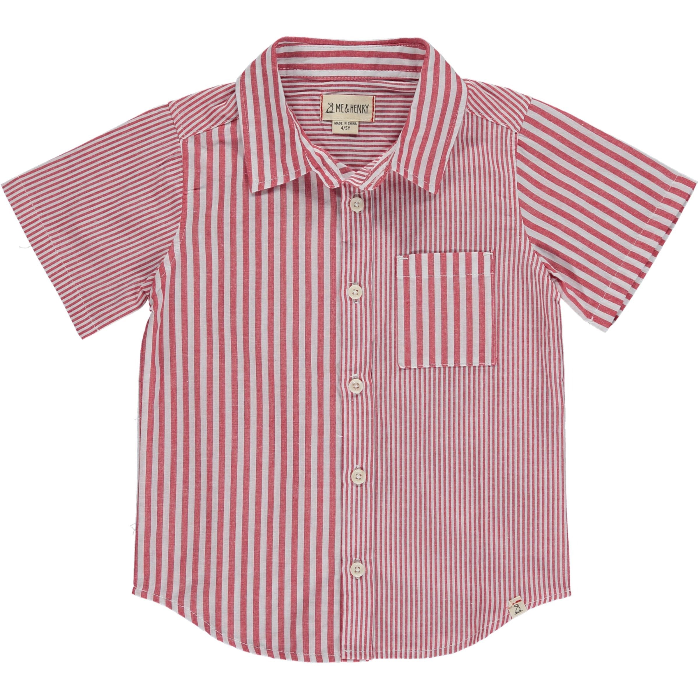 Arthur Shirt - Red/White Stripe