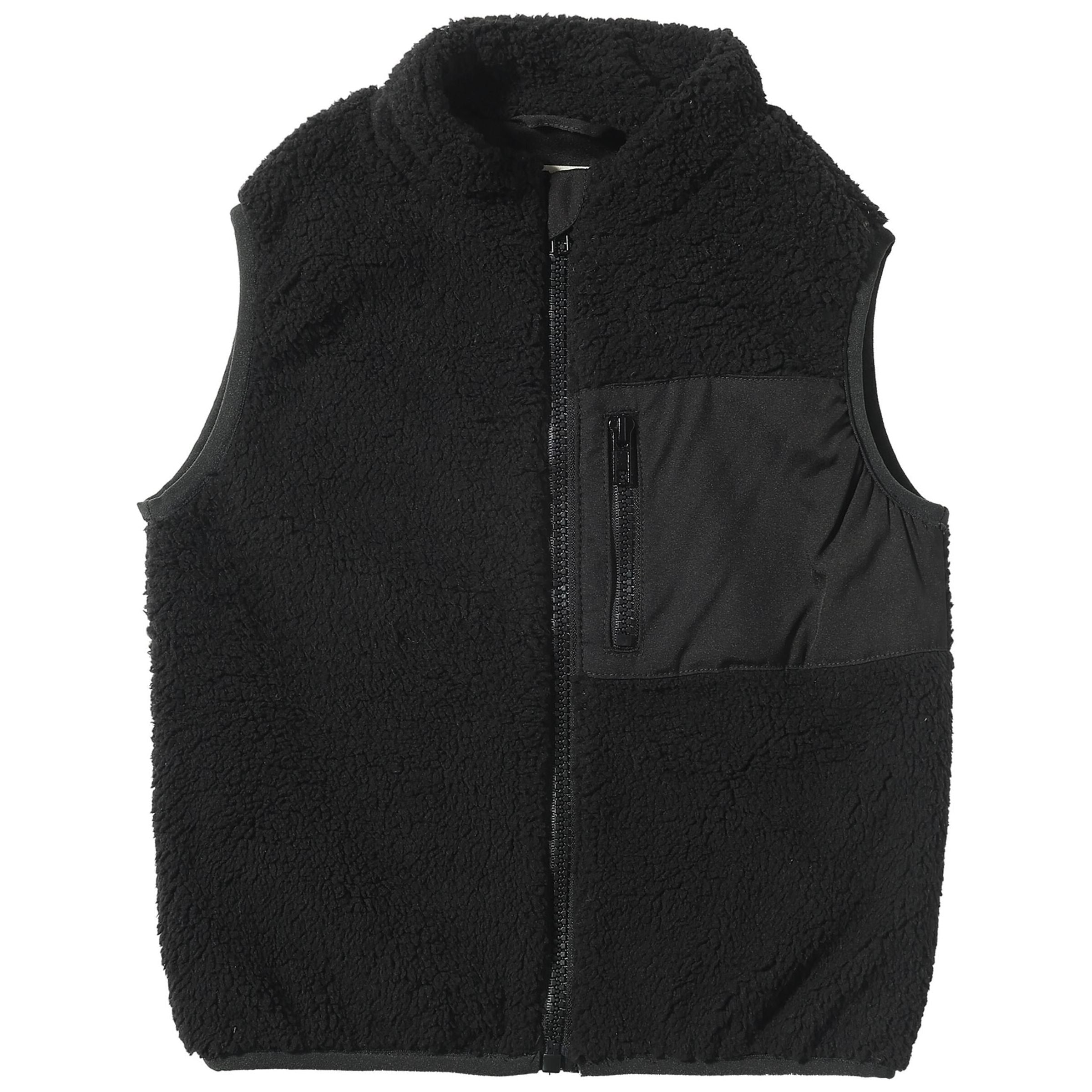 Gilt Sherpa Vest - Black