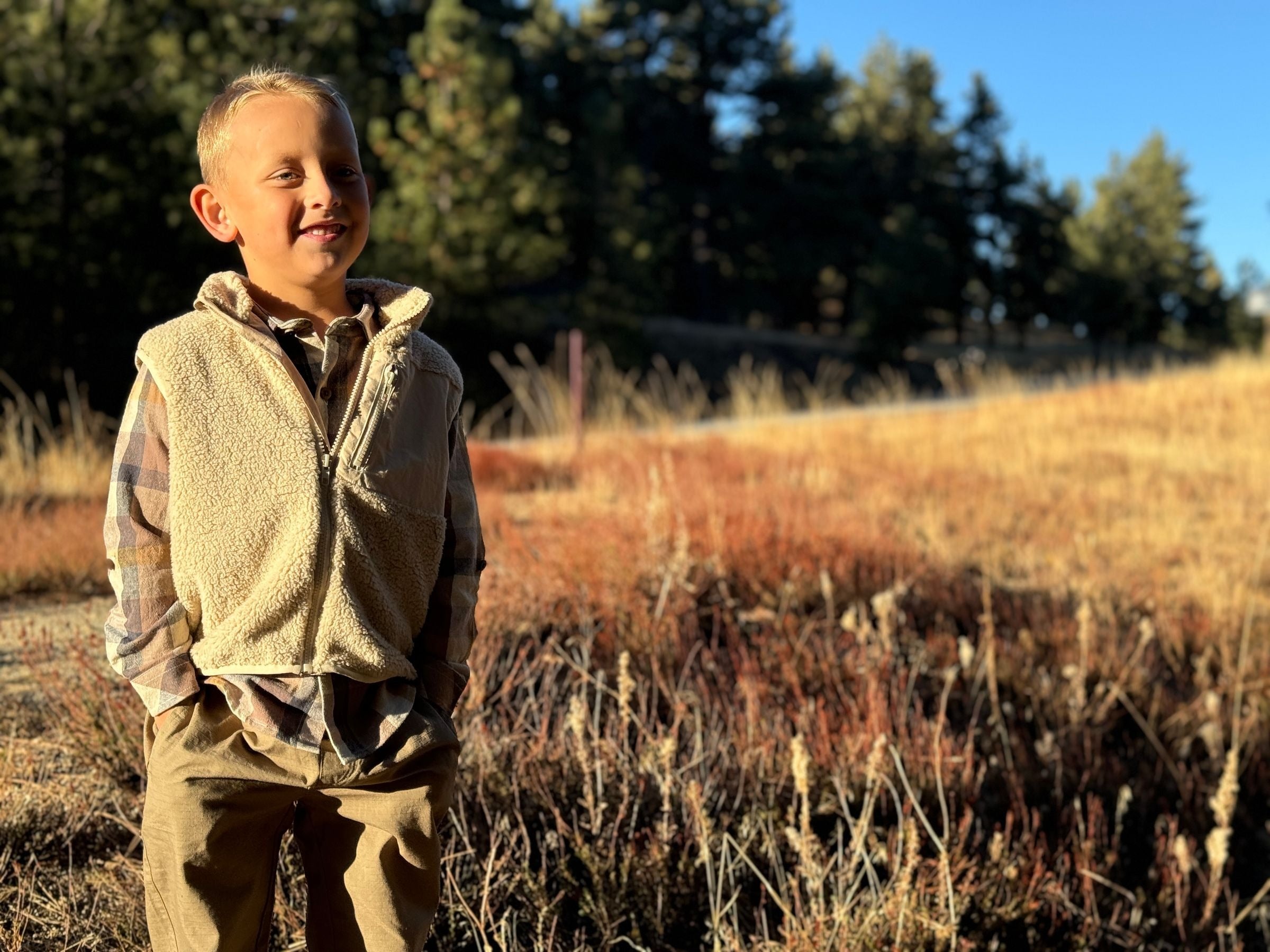 Gilt Sherpa Vest - Beige