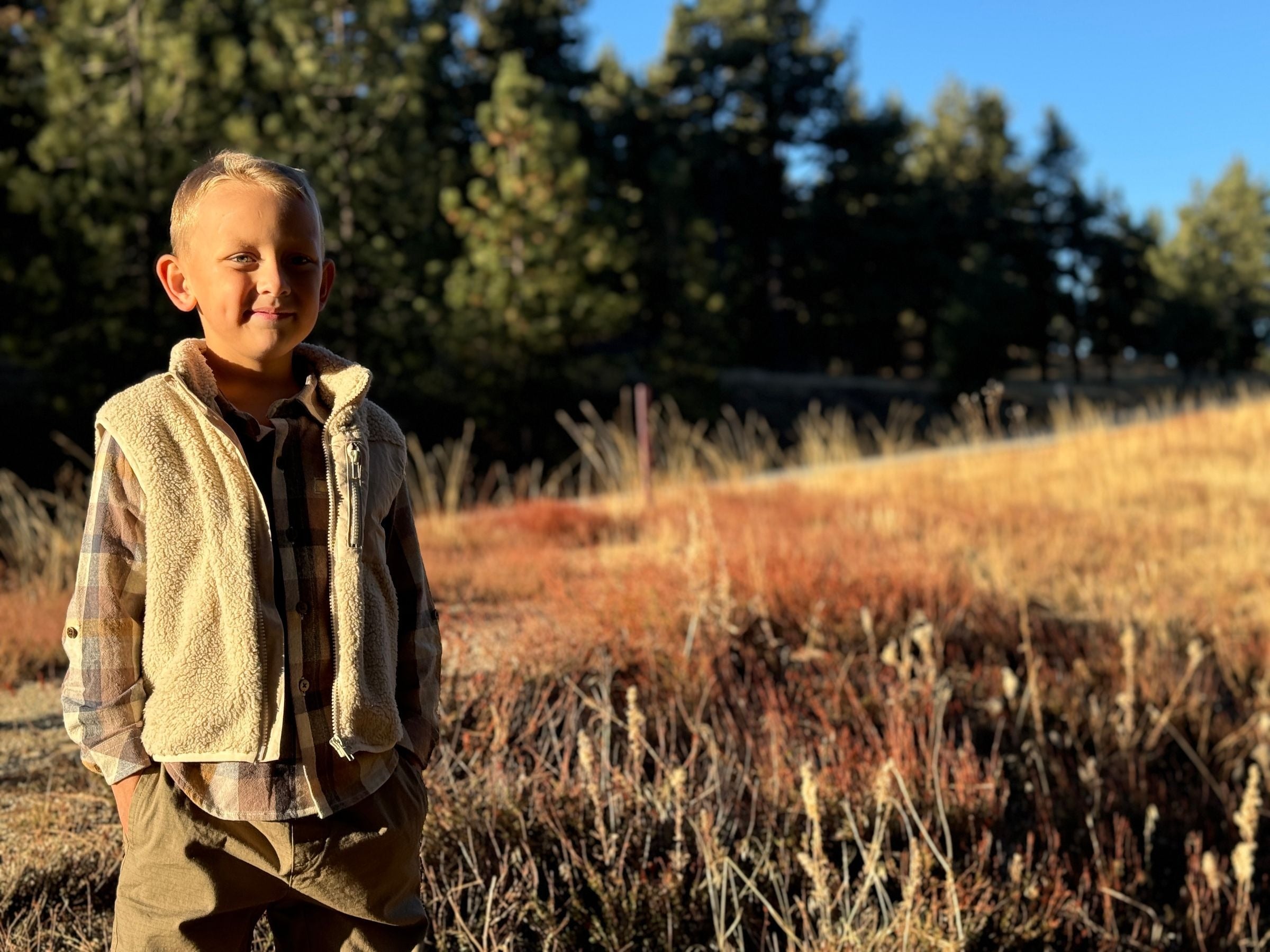 Gilt Sherpa Vest - Beige