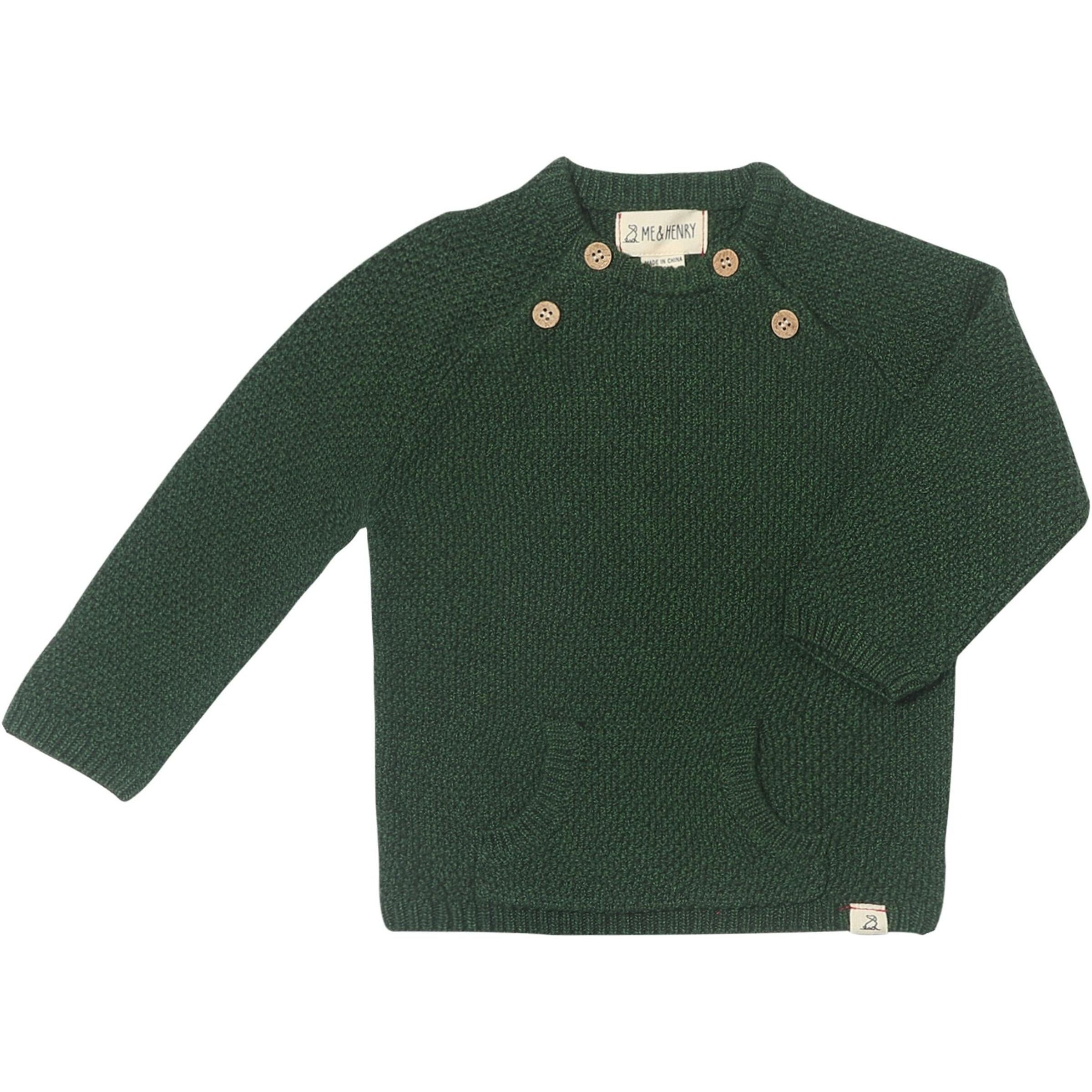 Morrison Baby Sweater - Forest