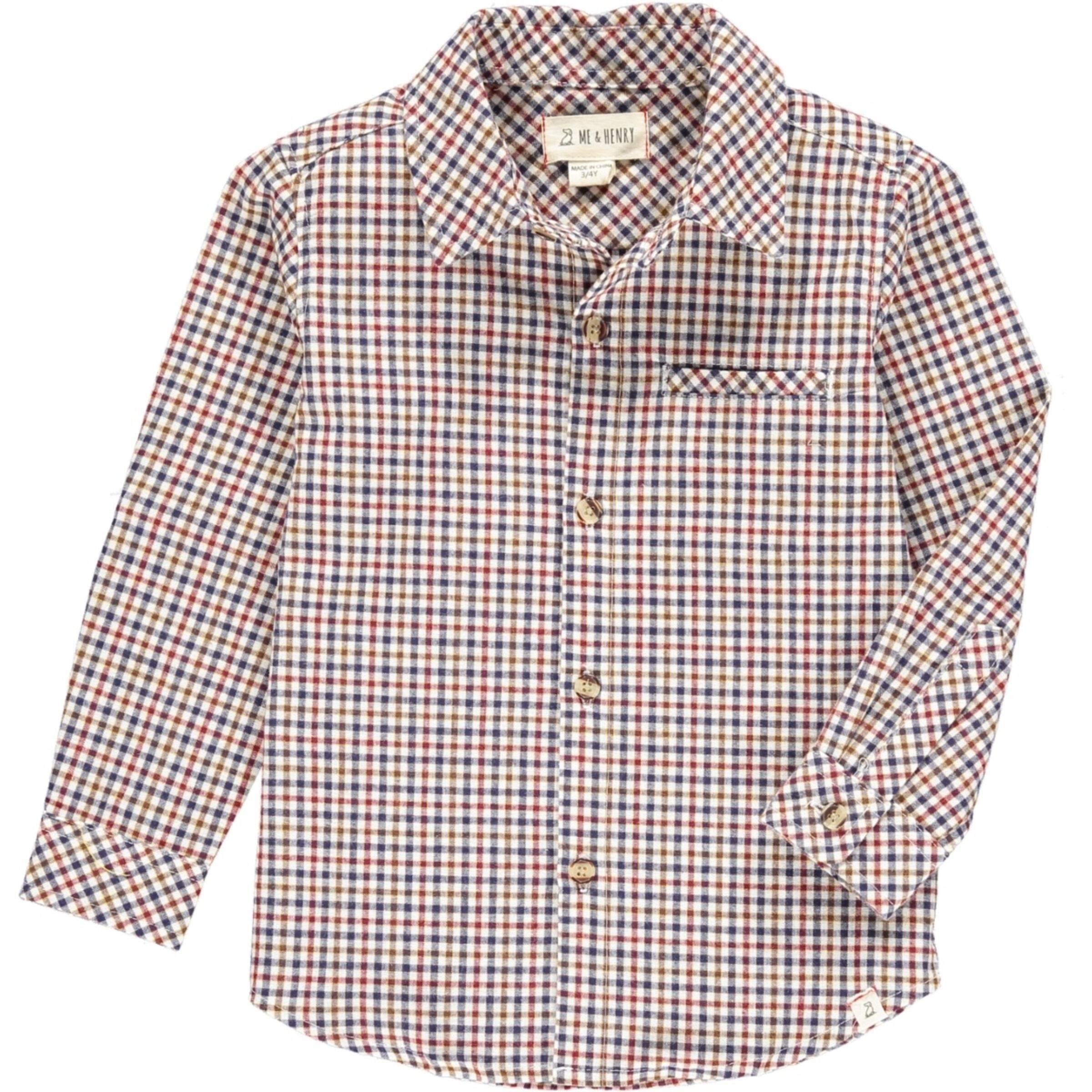 Atwood Woven Shirt - Brown/Beige Plaid