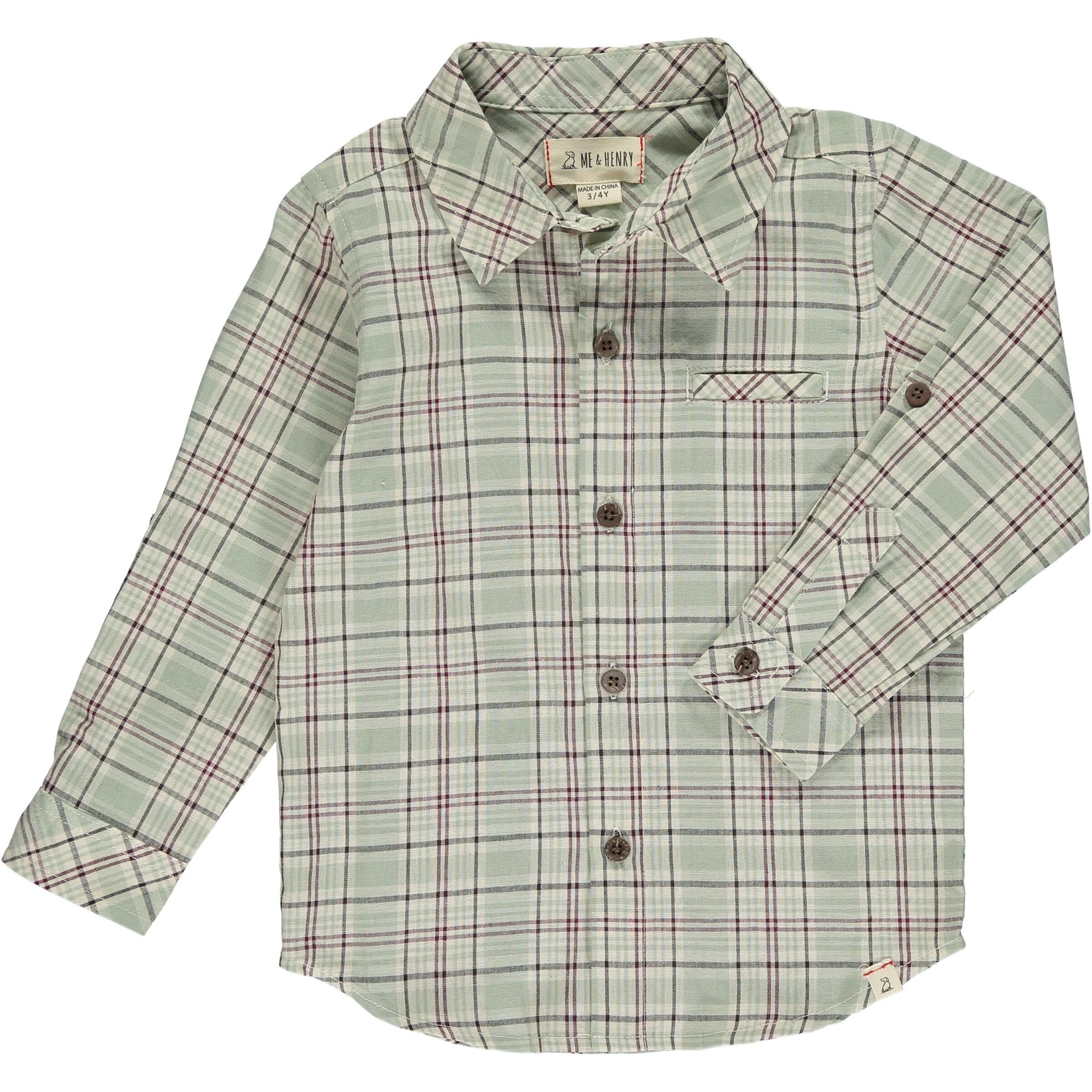 Atwood Woven Shirt - Green Plaid