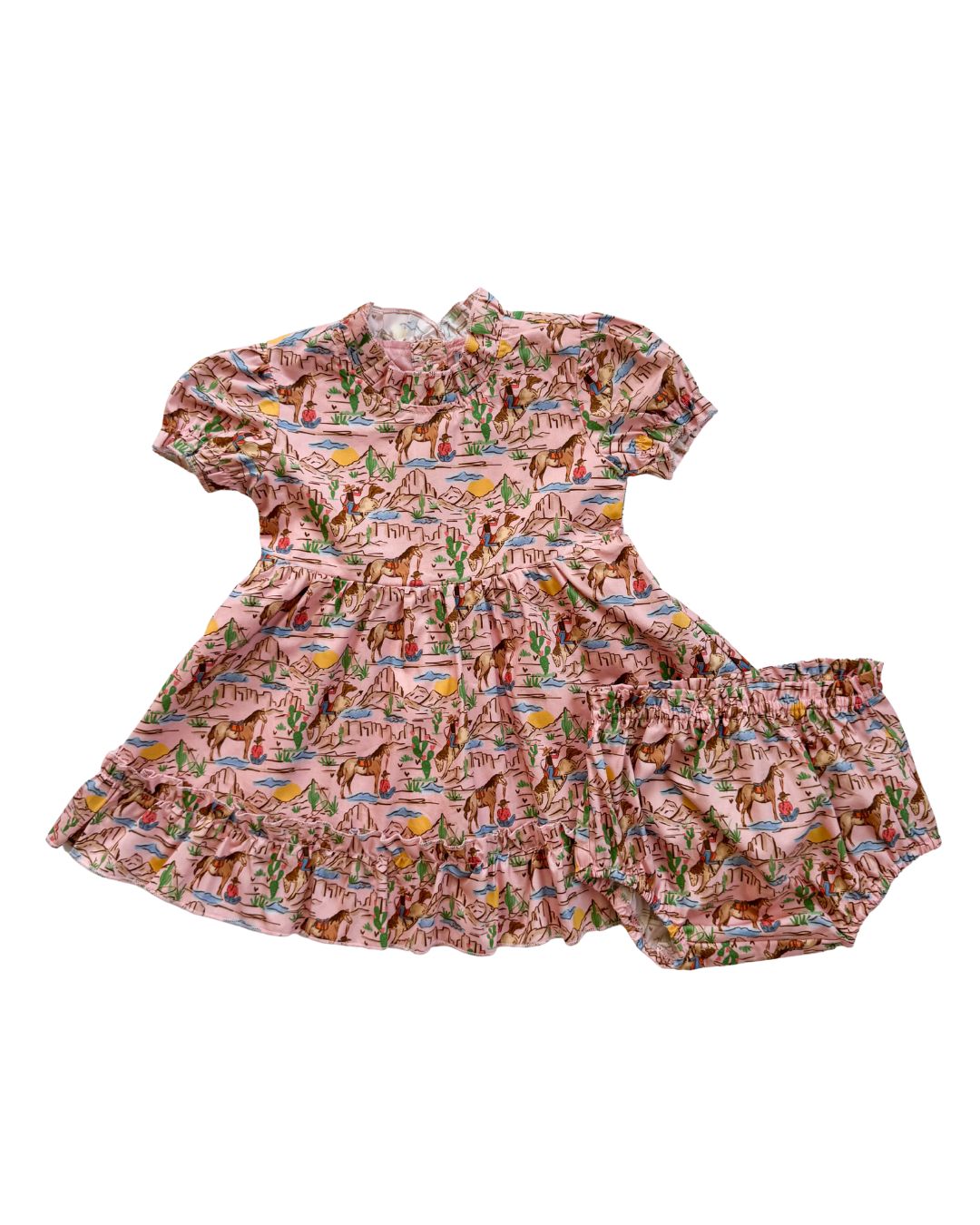 Collins Dress - Western Print