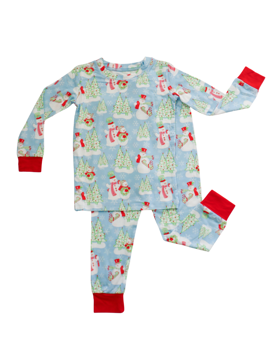 Loungewear Set - Blue Snowman