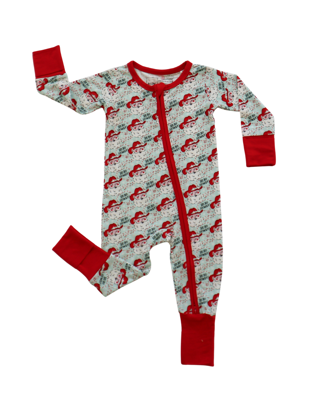 Zipper Romper - Ho Ho Howdy Blue