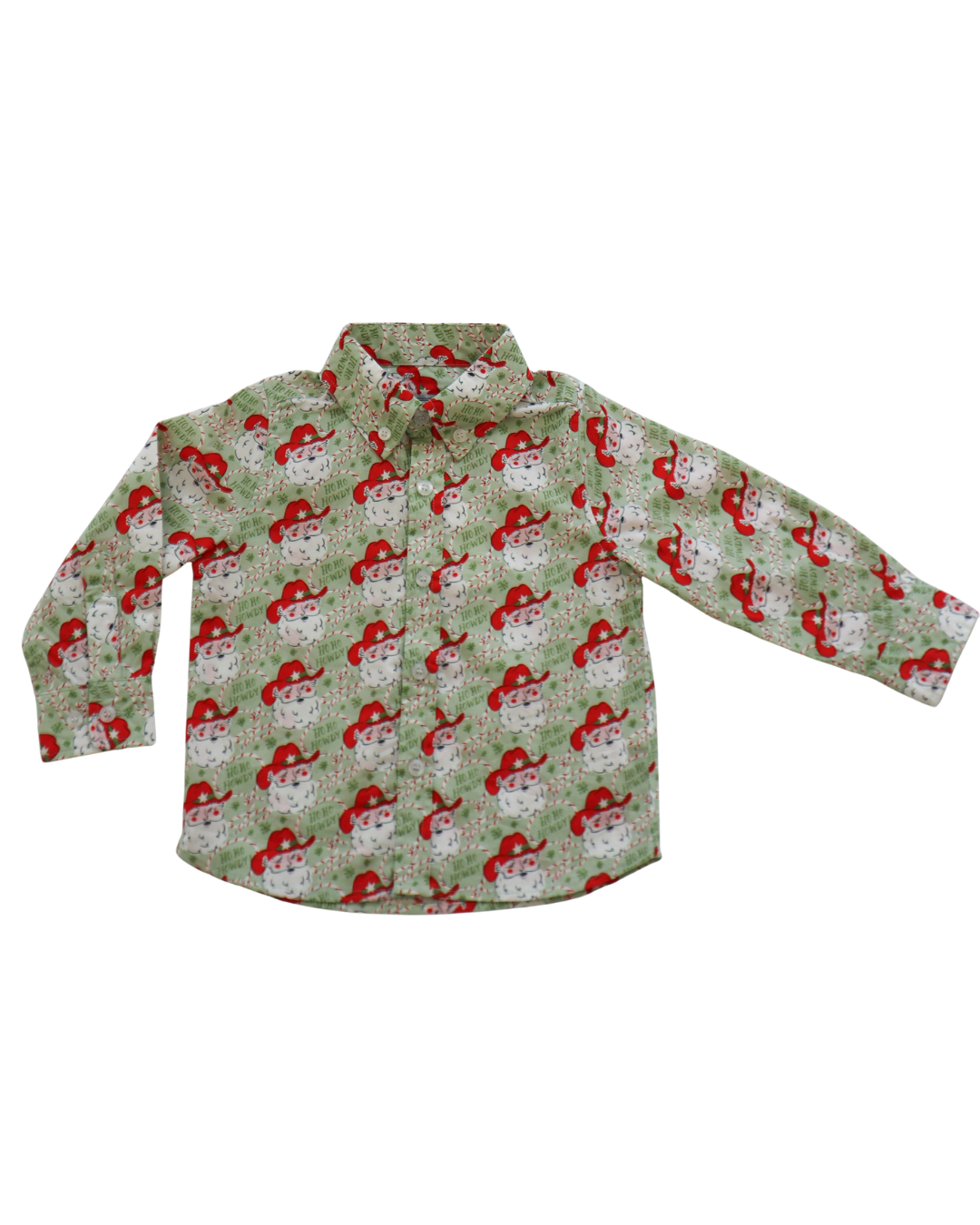 William Shirt - Ho Ho Howdy Green