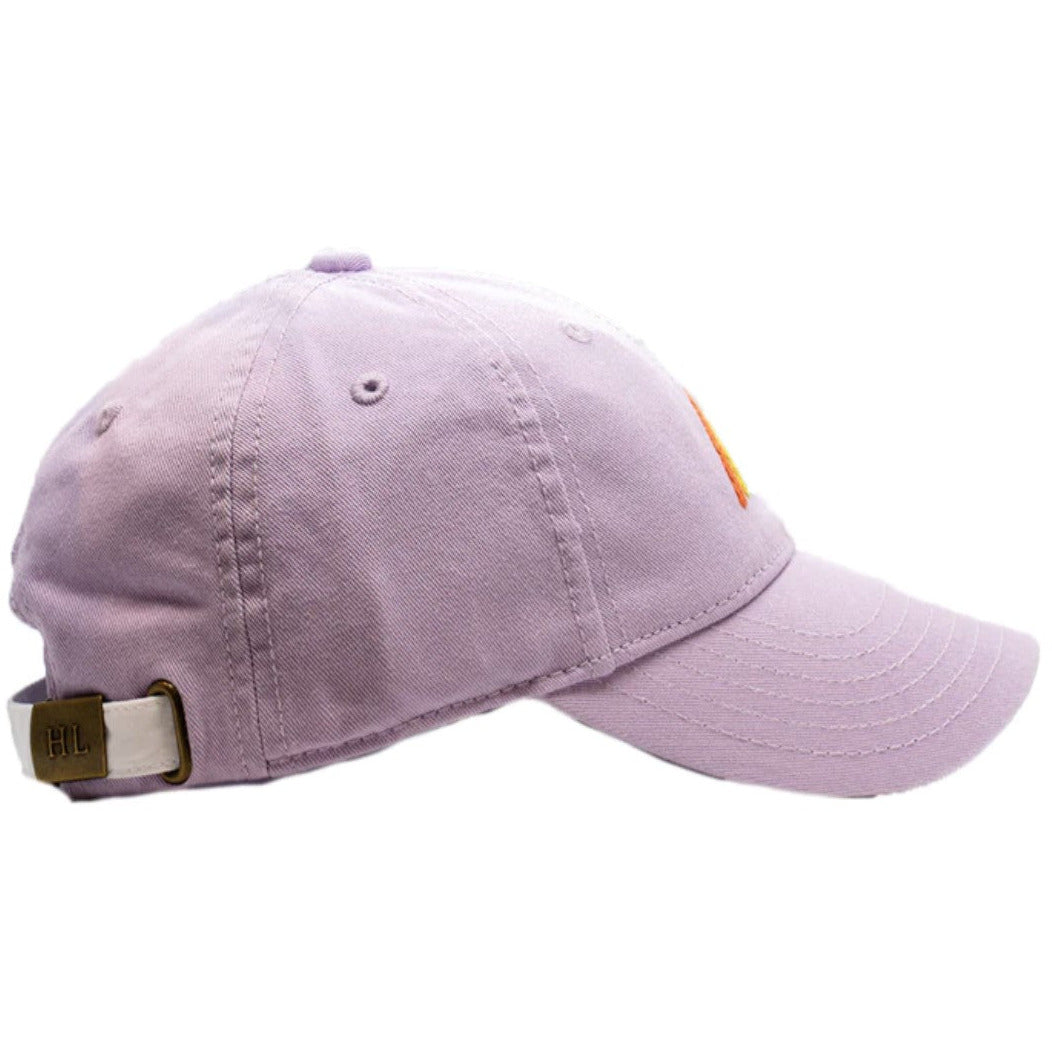 Baseball Hat - Rainbow on Lavender