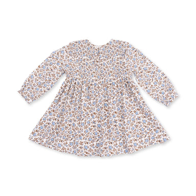 Floral patterned dress on a white background