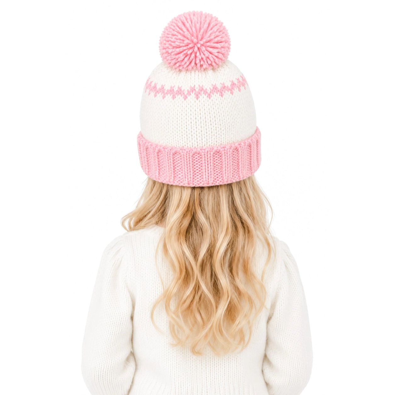 Bobble Hat - Holiday Bow Wreath