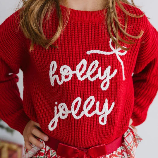 Sweater - Holly Jolly Bow