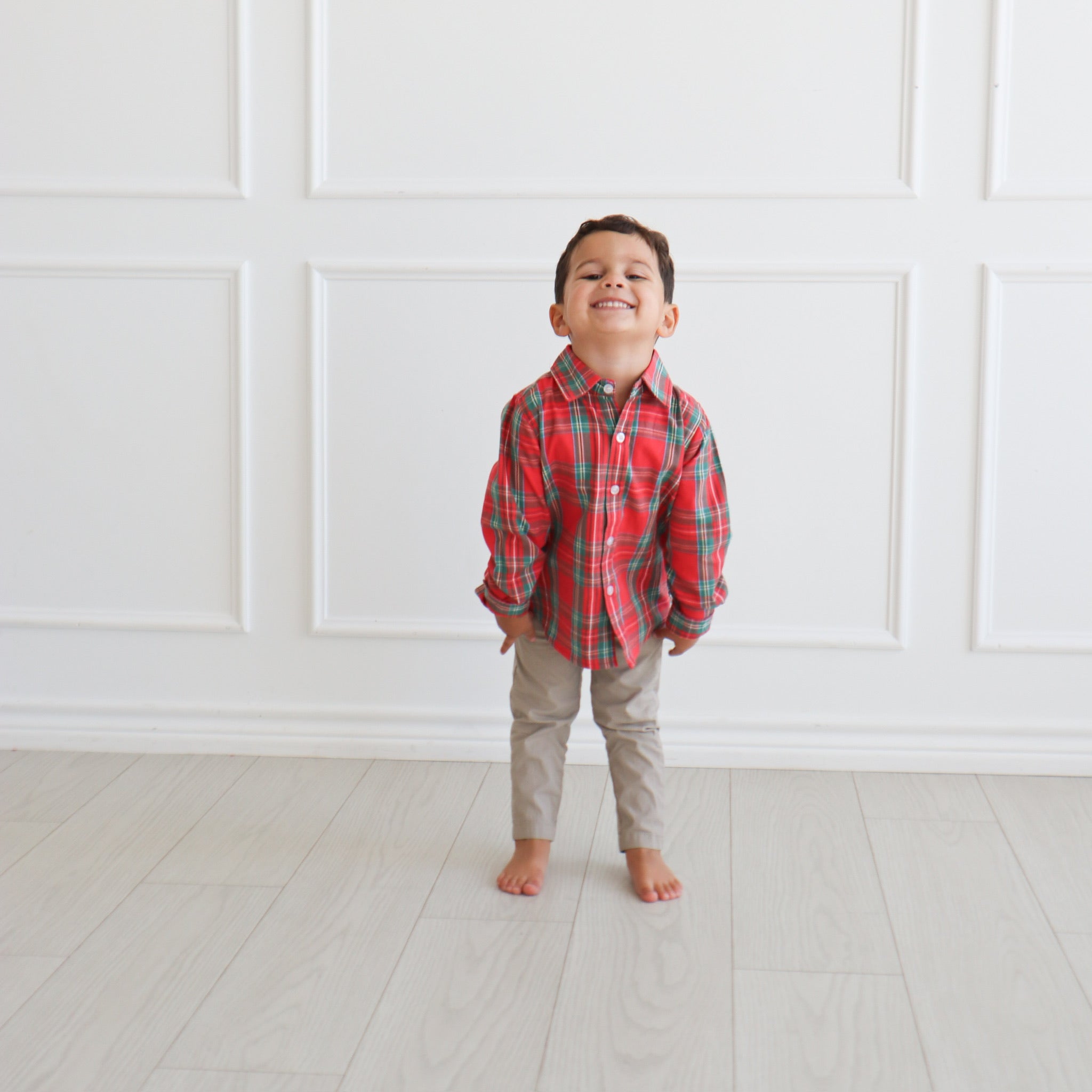 William Shirt - Classic Holiday Plaid