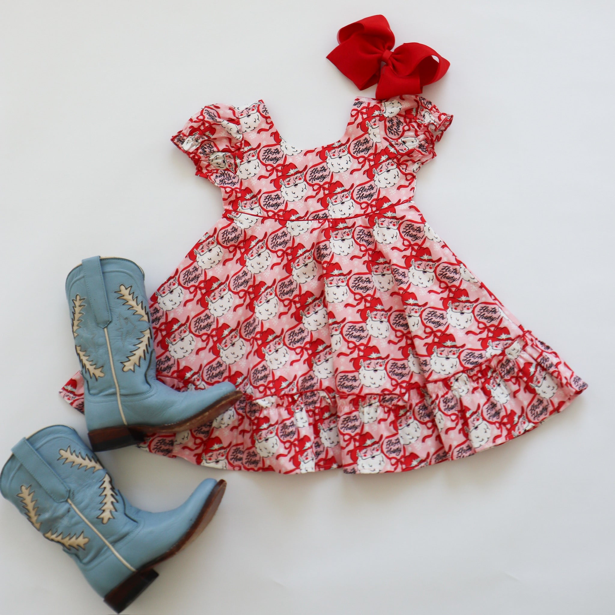 Leighton Dress - Ho Ho Howdy Pink