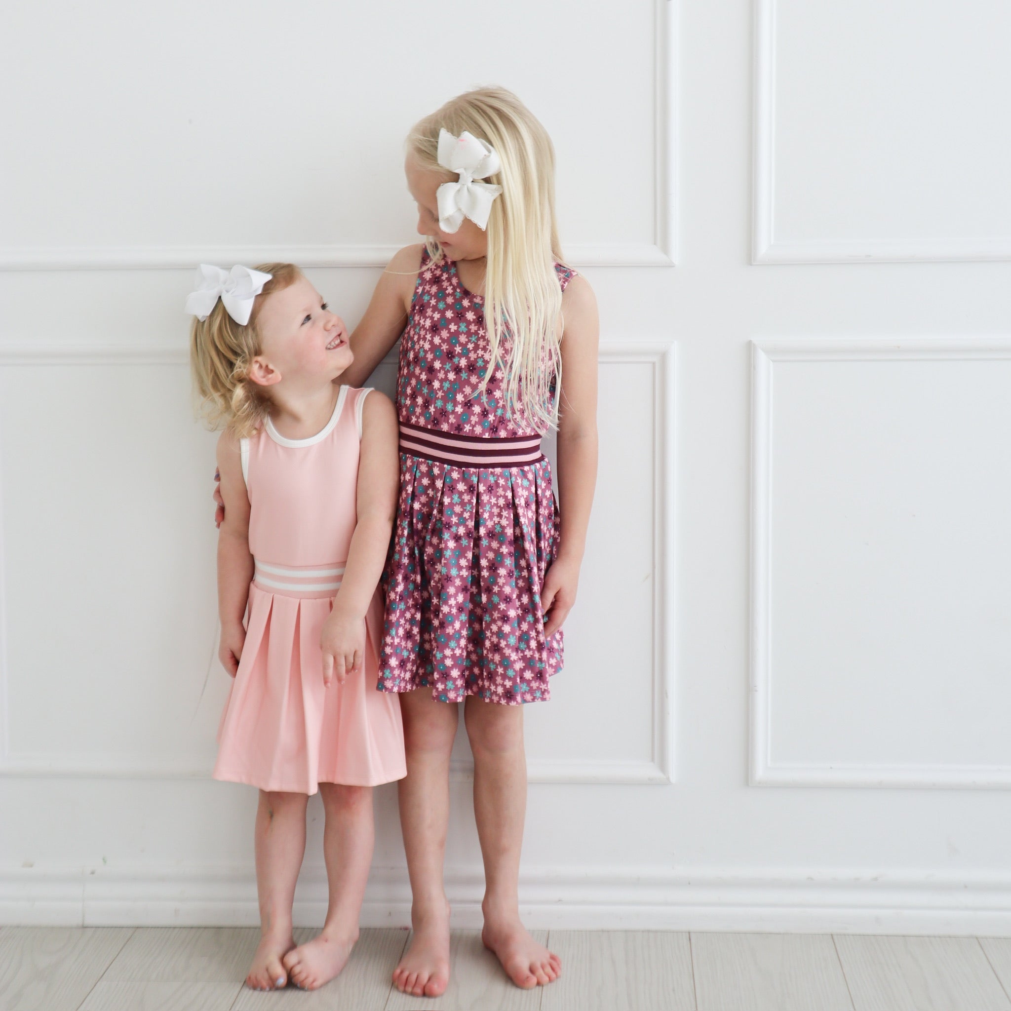Catherine Dress - Plum Ditsy Floral