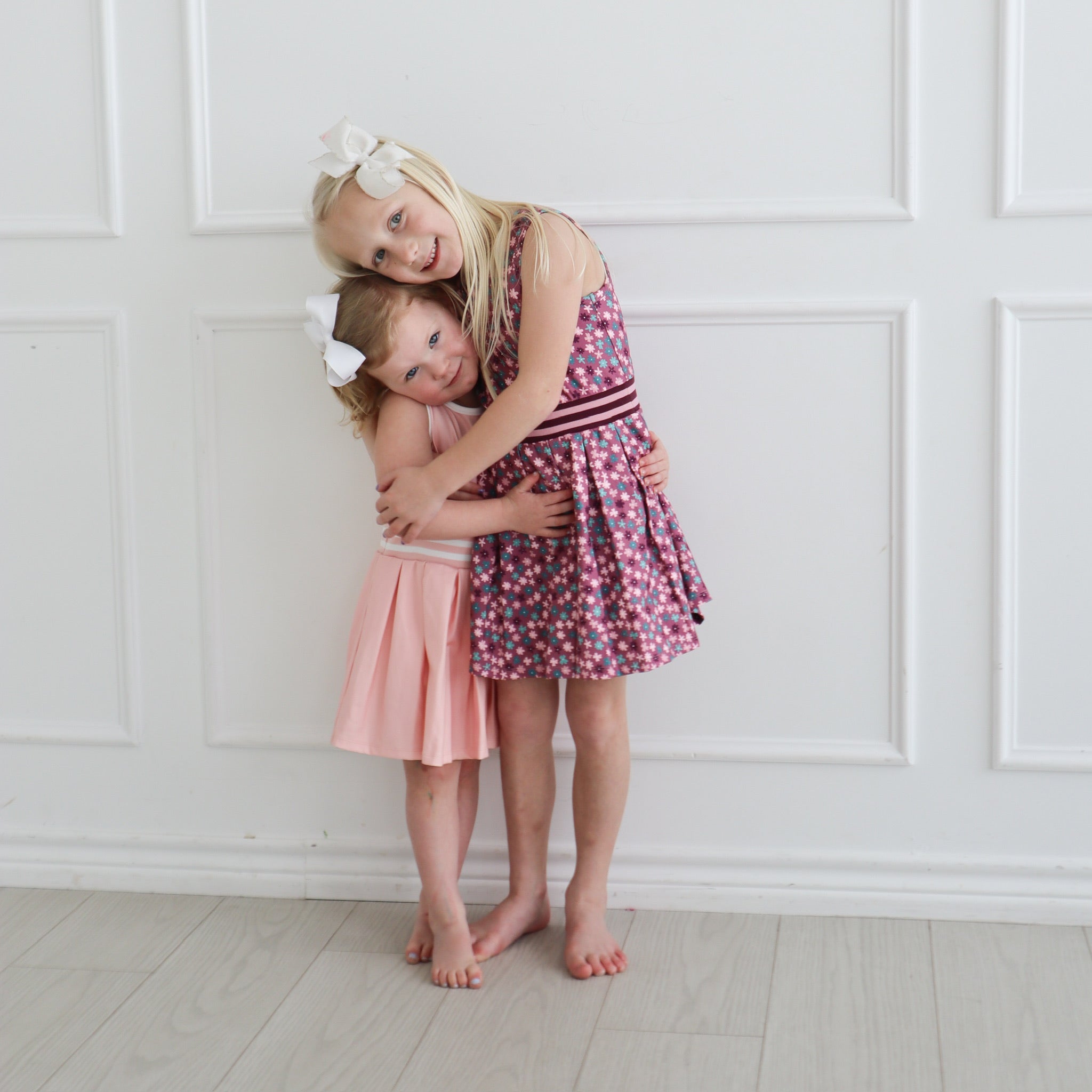 Catherine Dress - Plum Ditsy Floral