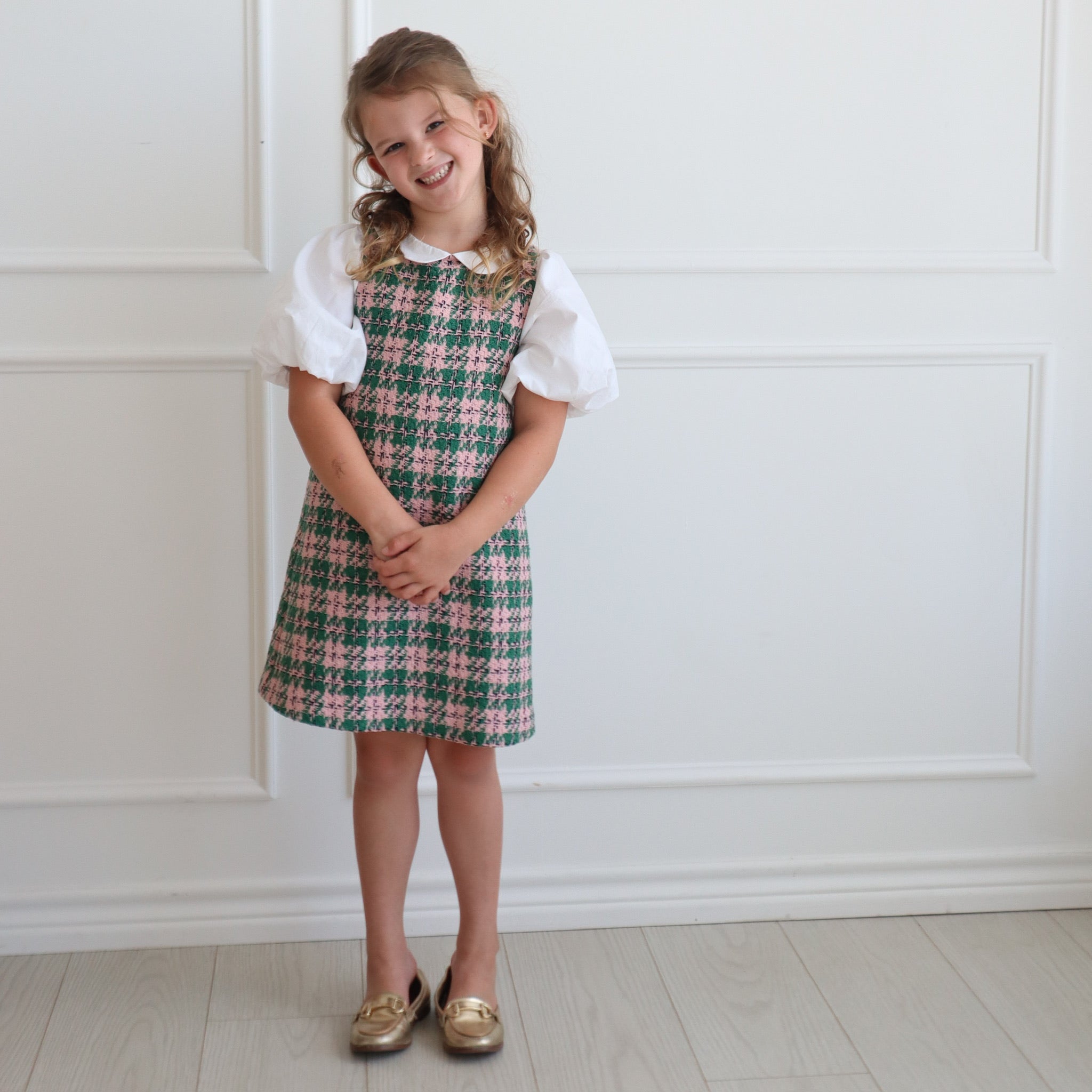 Jane Dress - Pink Plaid