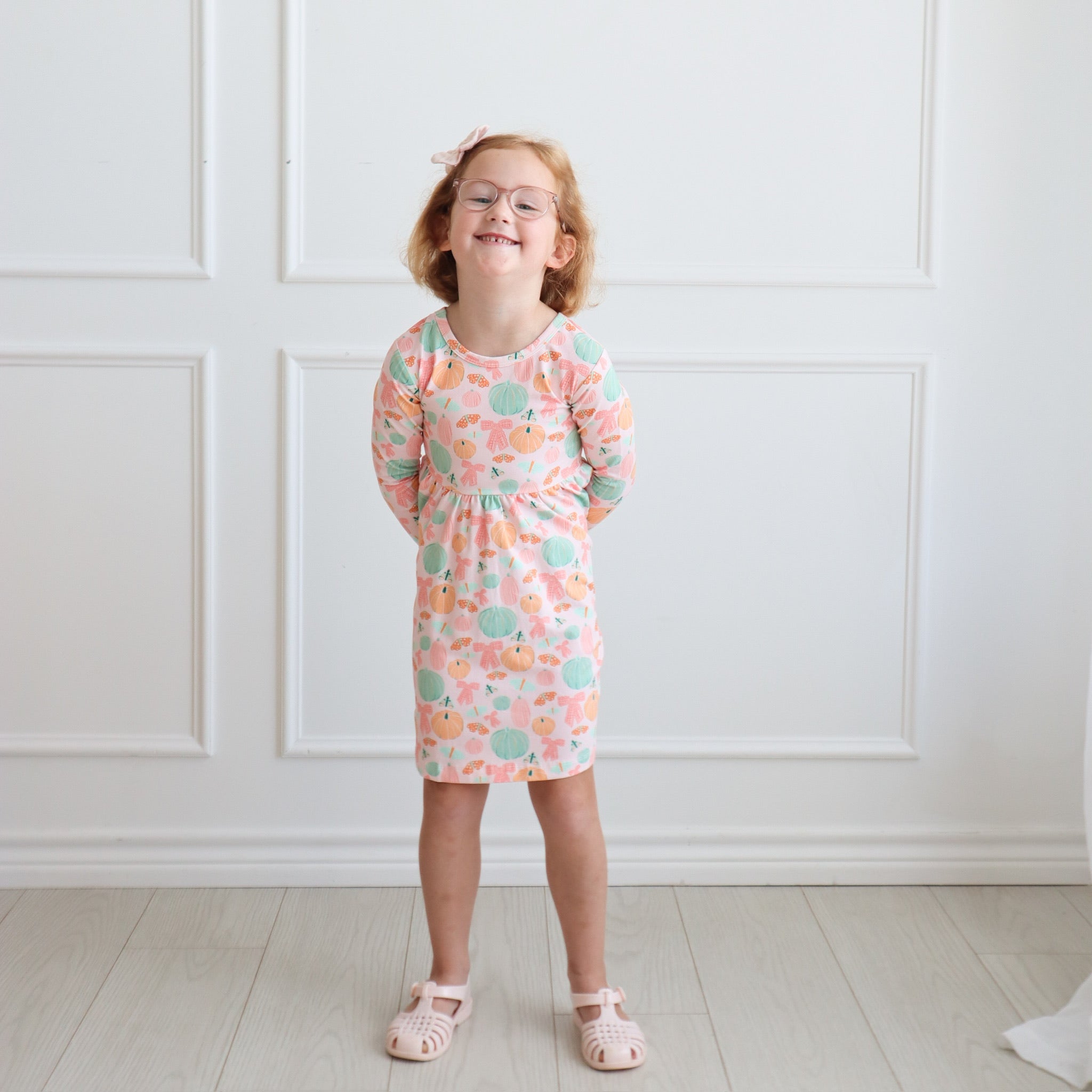 Morgan Dress - Girly Pumpkin