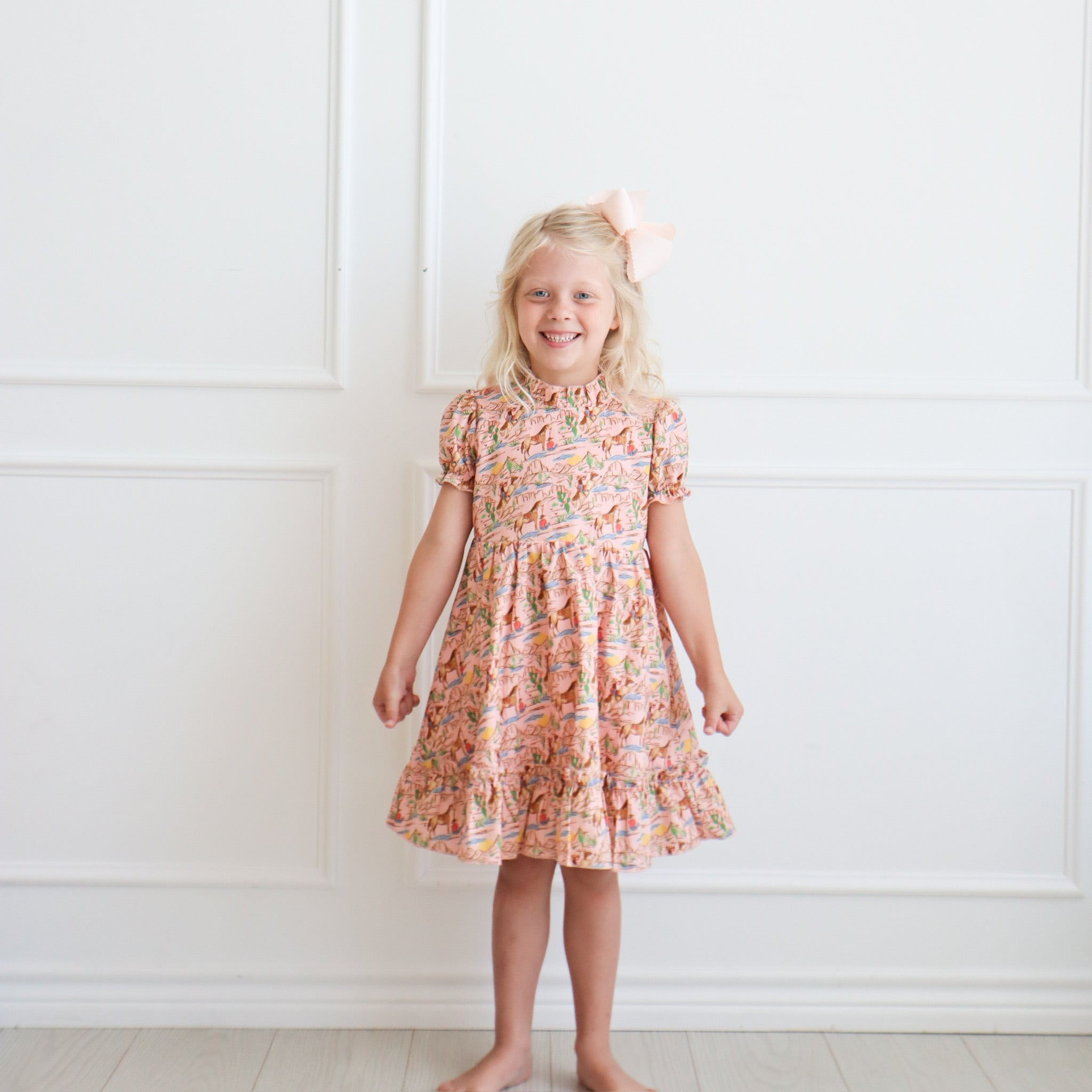 Collins Dress - Western Print