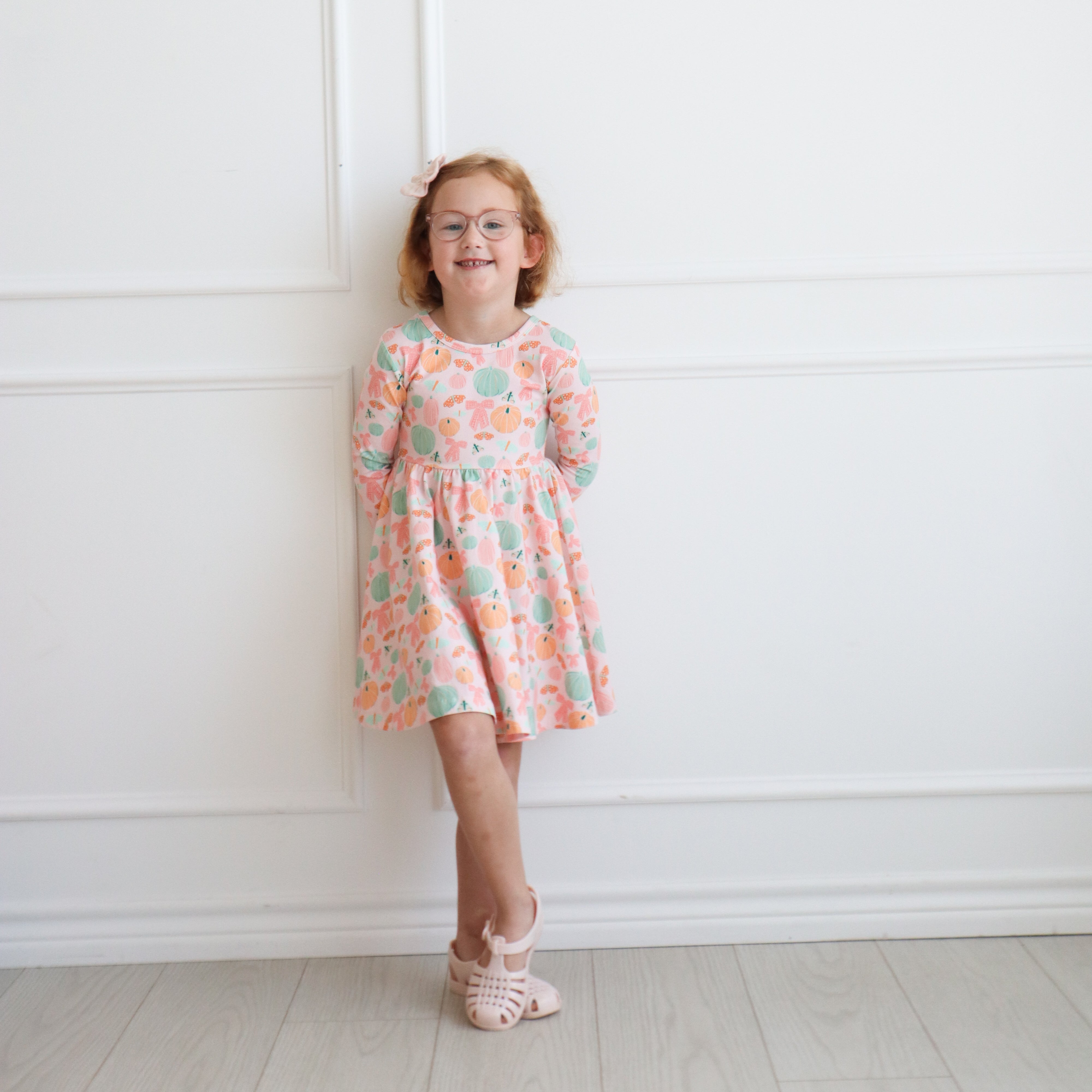 Morgan Dress - Girly Pumpkin