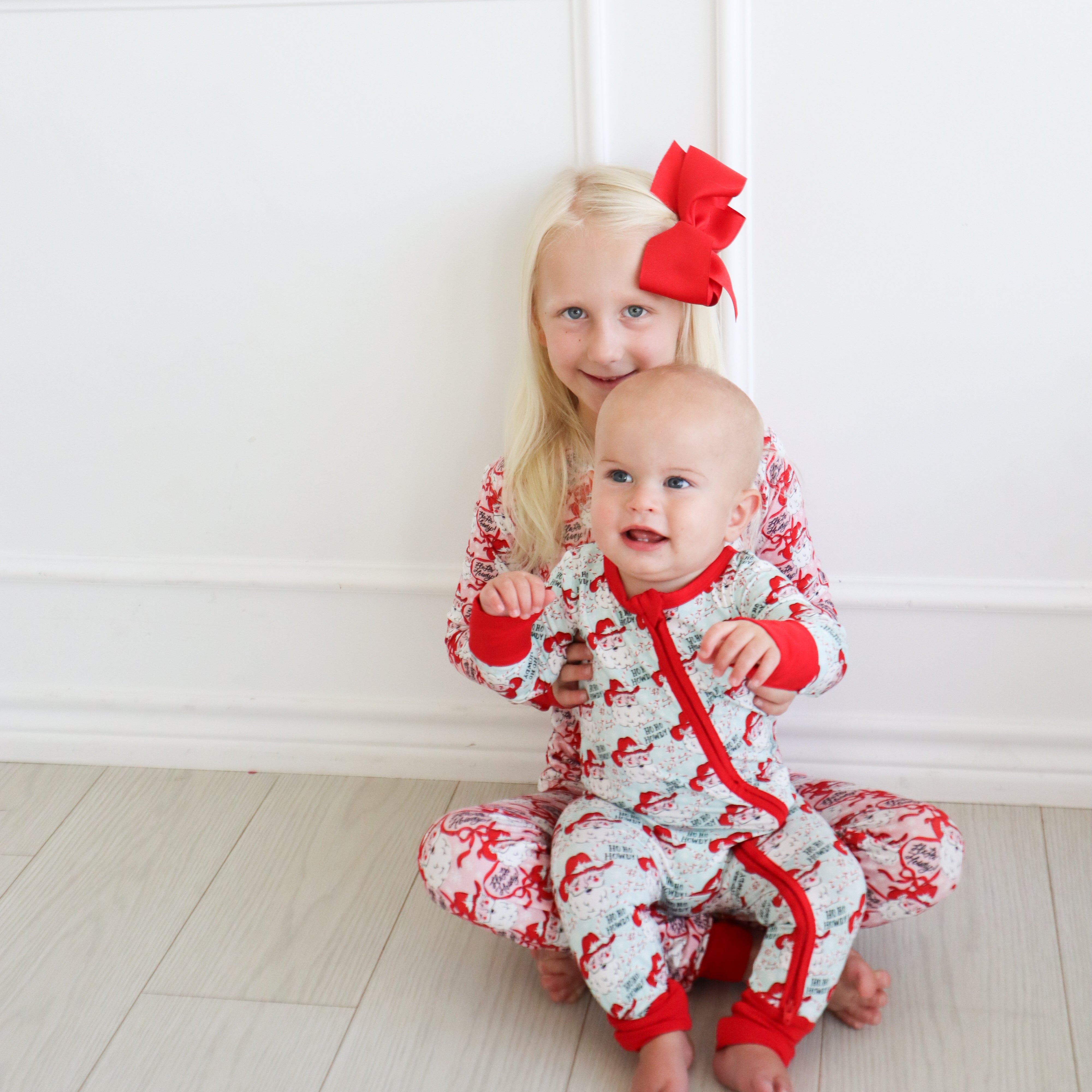 Zipper Romper - Ho Ho Howdy Blue