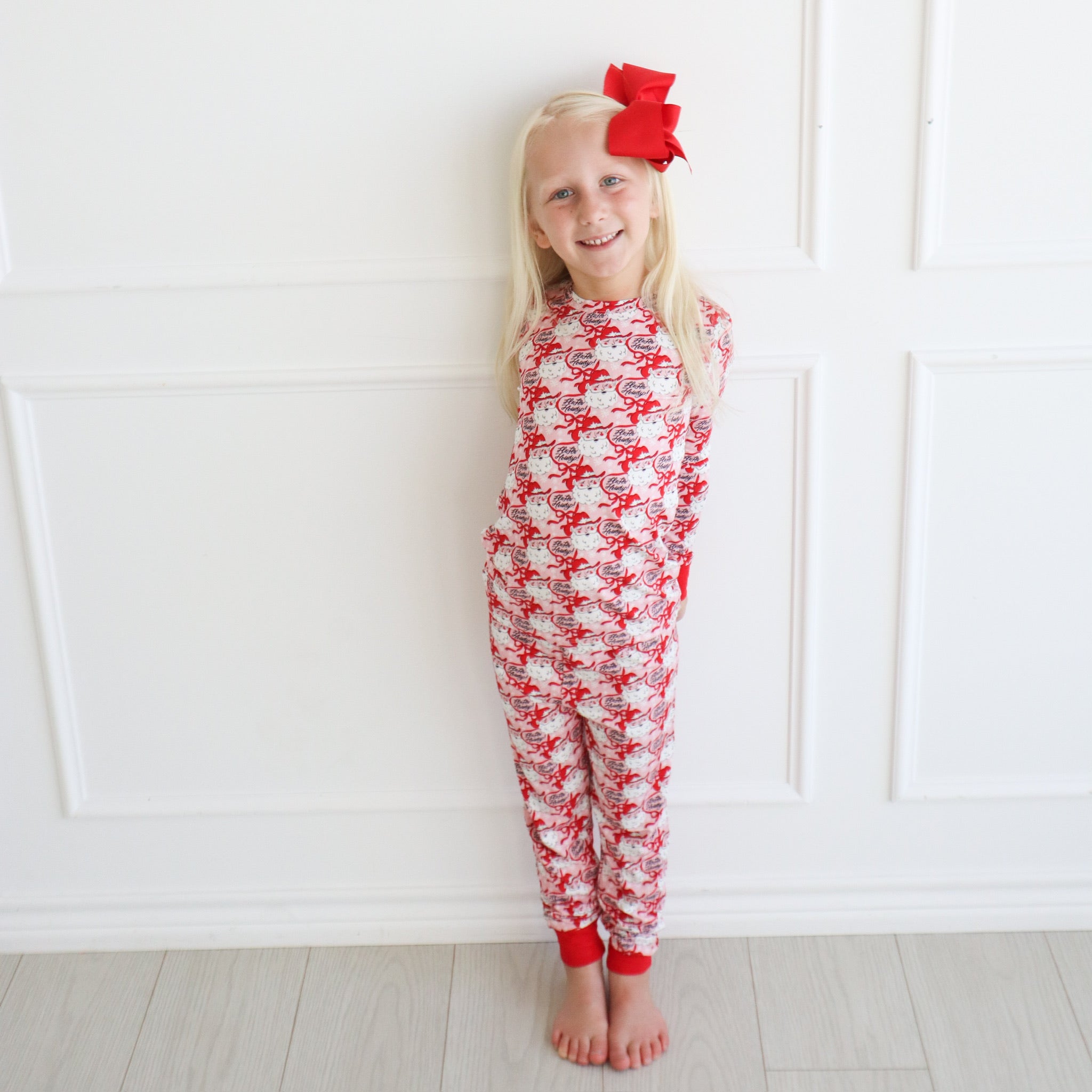 Loungewear Set - Ho Ho Howdy Pink