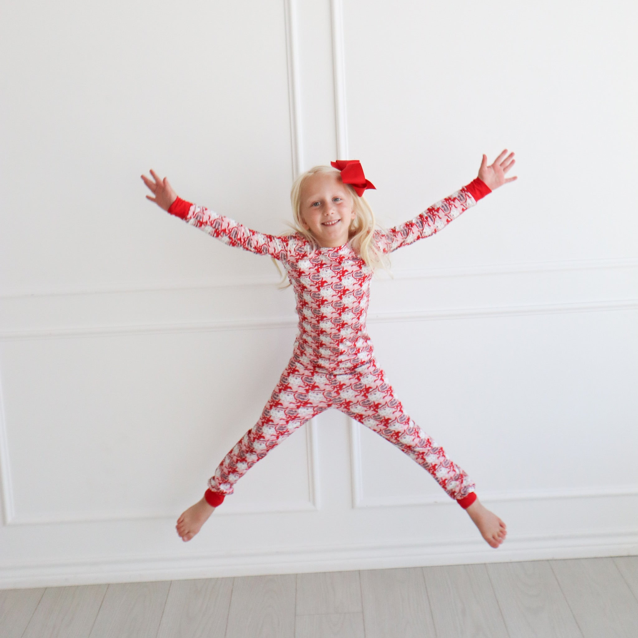 Loungewear Set - Ho Ho Howdy Pink