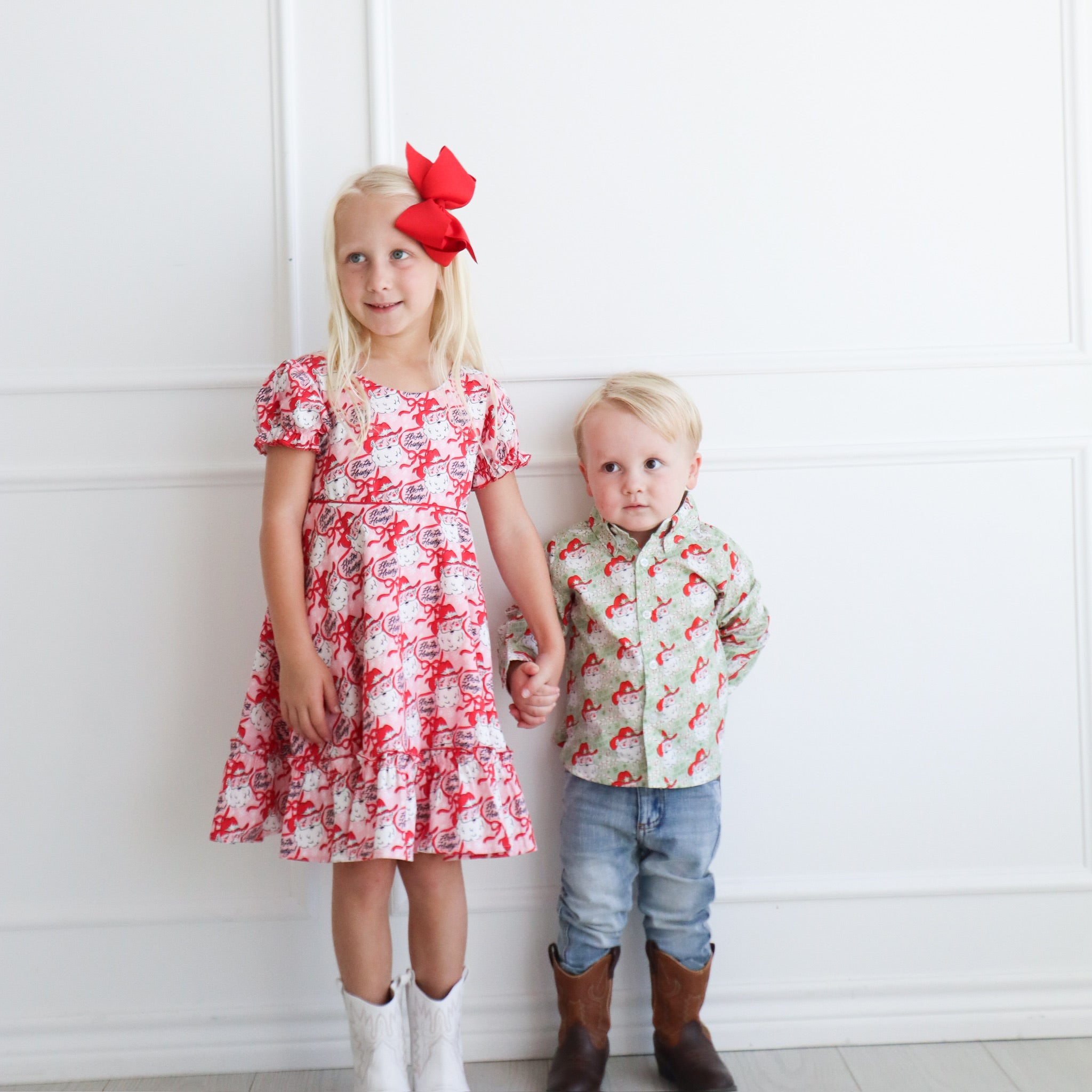 Leighton Dress - Ho Ho Howdy Pink