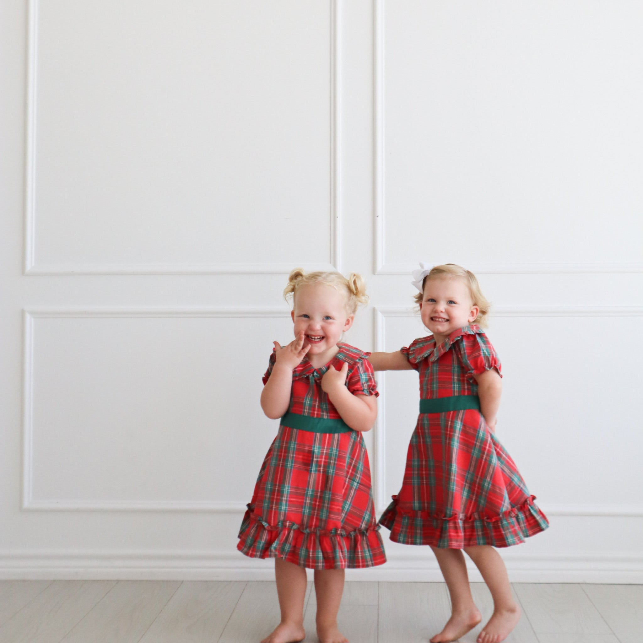 Joelle Dress - Classic Holiday Plaid