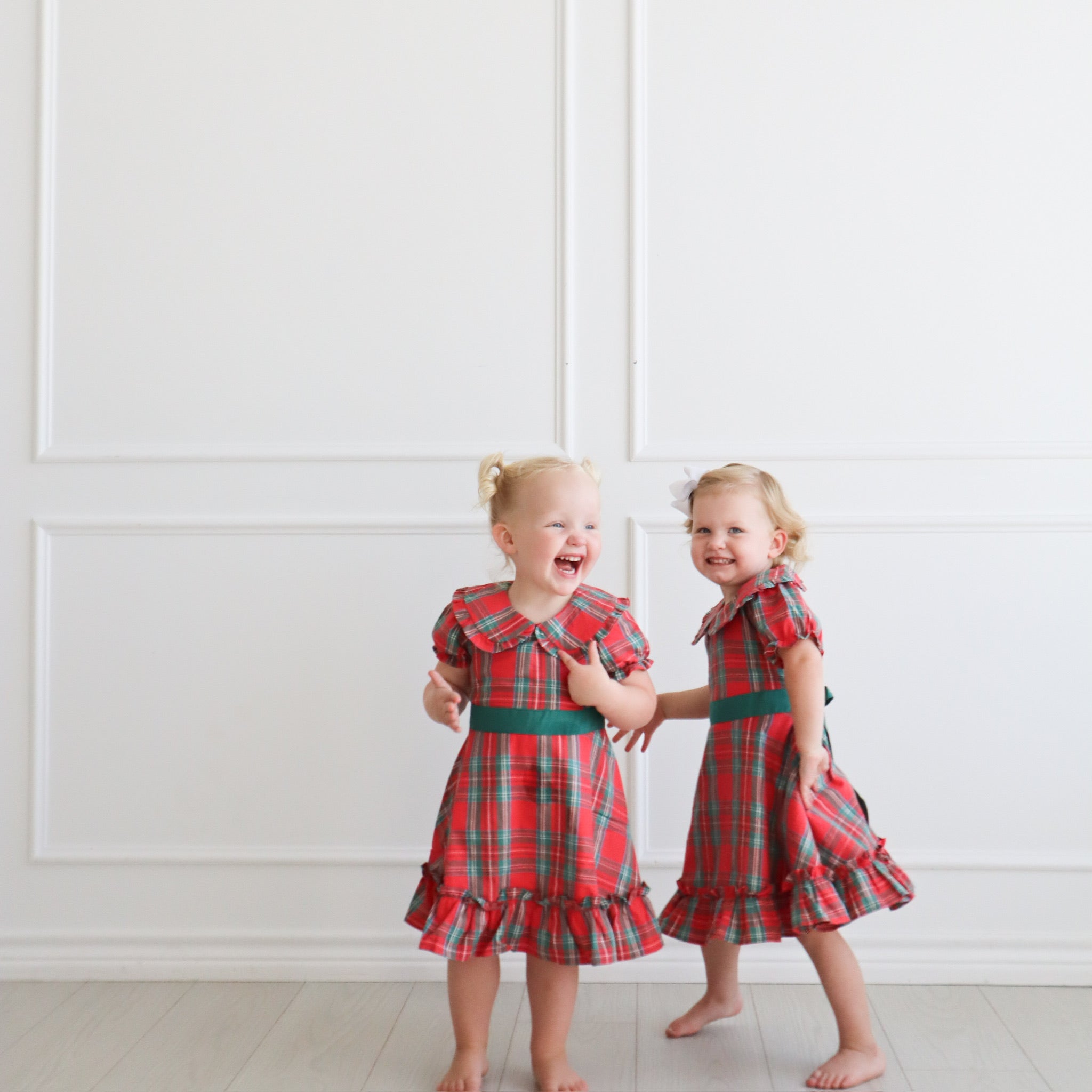 Joelle Dress - Classic Holiday Plaid